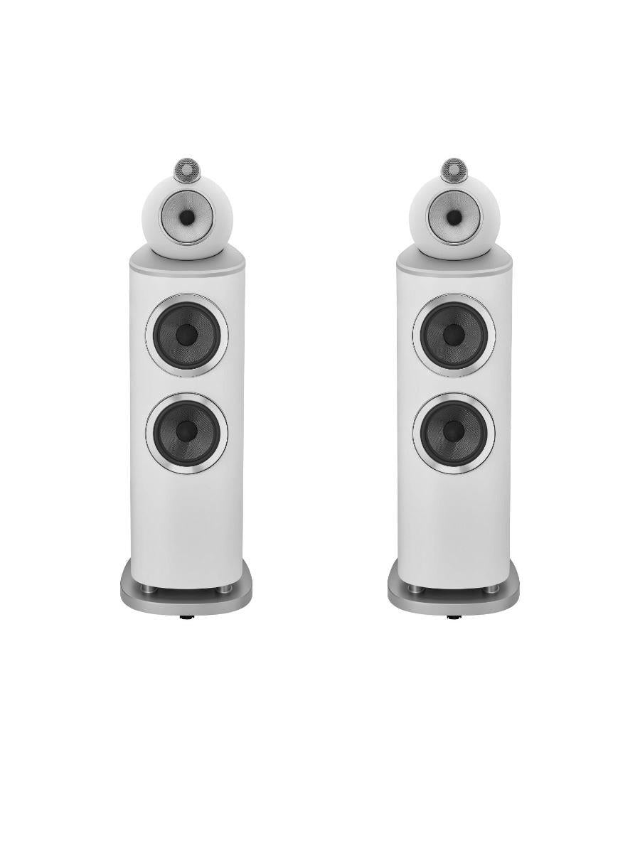 Bowers & Wilkins 803 D4 Premium Floorstanding Speakers (Pair) - B-Stock - High-End Audio for Home Theater & Music Listening