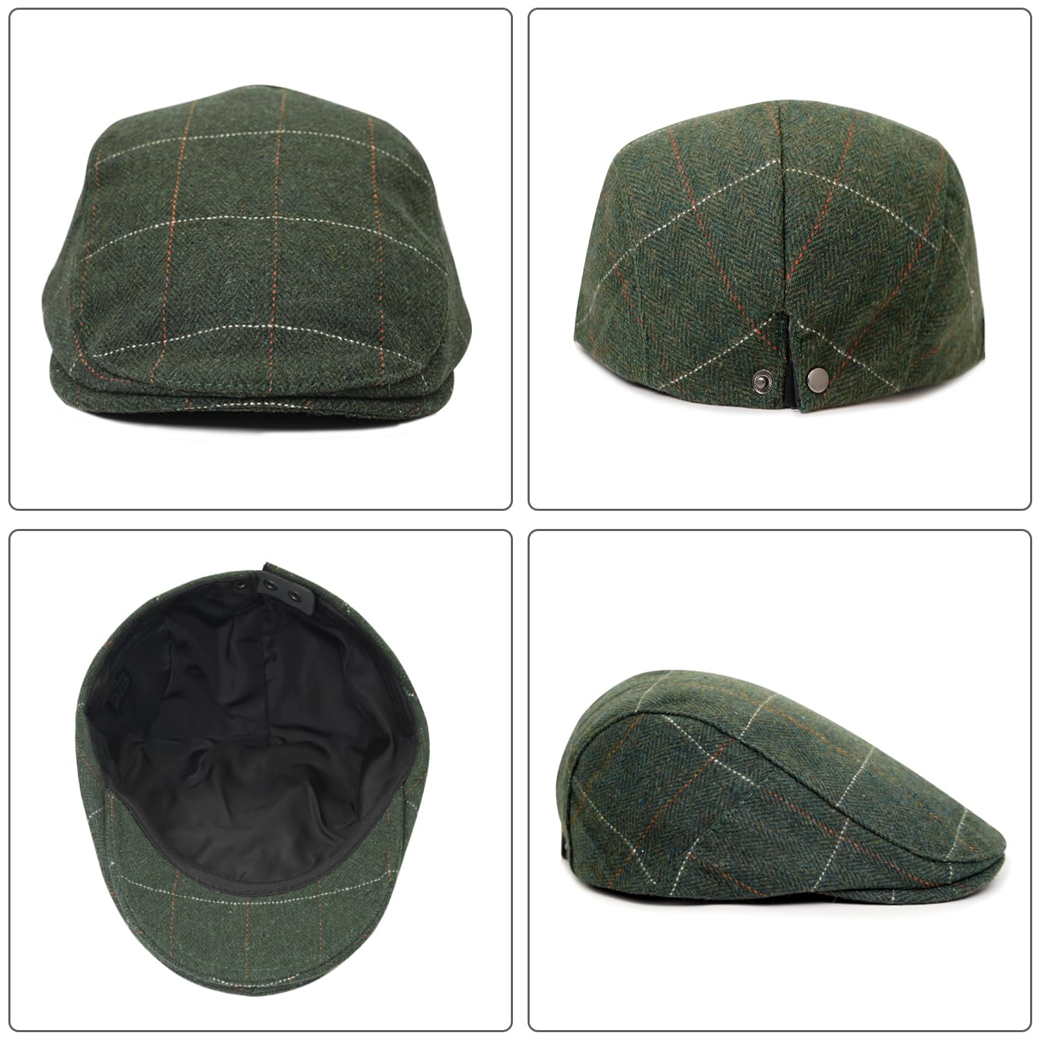 Stylish Men's Newsboy Hat - Winter Flat Ivy Gatsby Cap for Driving, Hunting & Outdoor Activities | Irish Cabbie Inspired Vintage Fashion