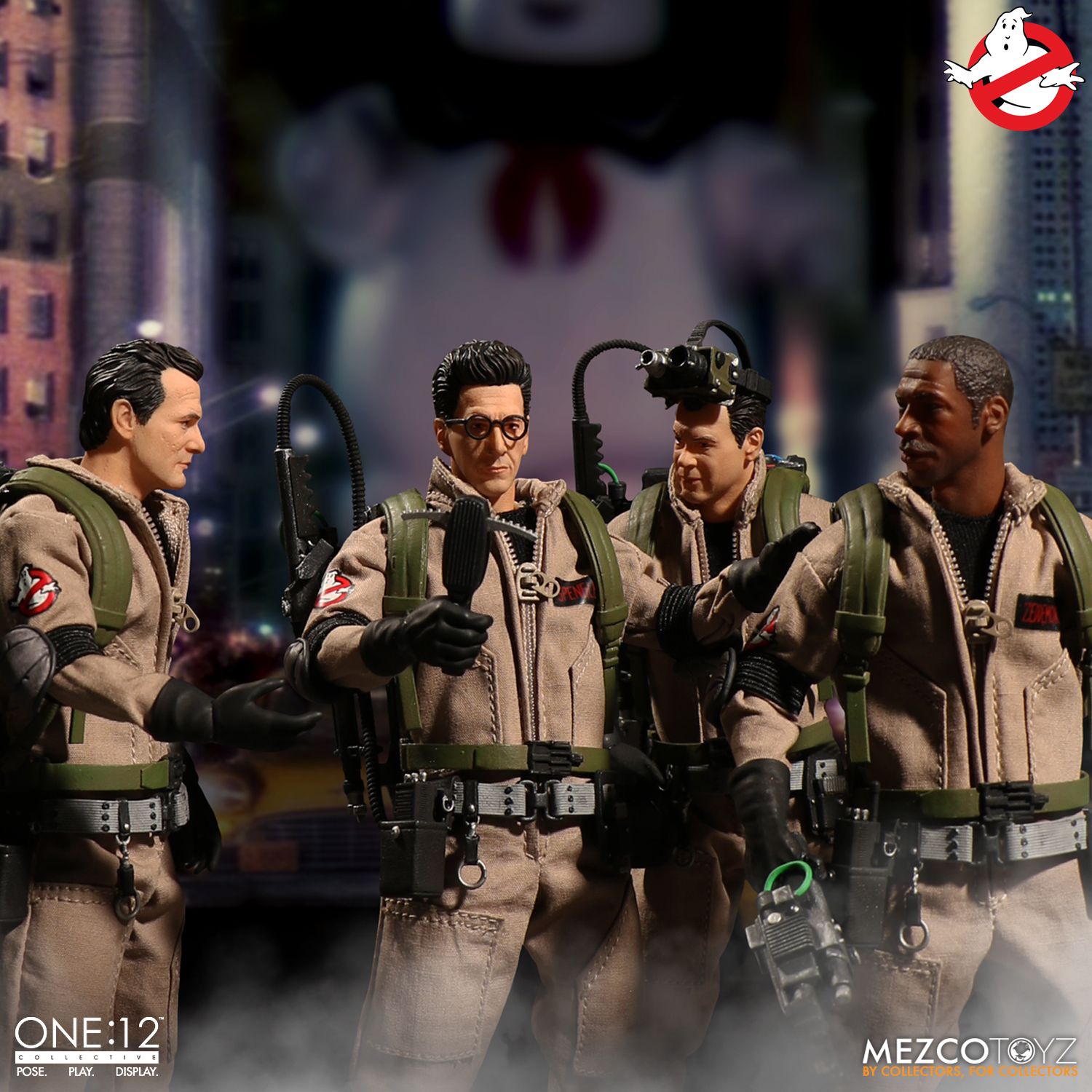 Mezco Toyz One:12 Collective Ghostbusters Deluxe Box Set - 1/12 Scale Action Figures (6-Pack) | Perfect for Collectors, Display & Ghostbusters Fans