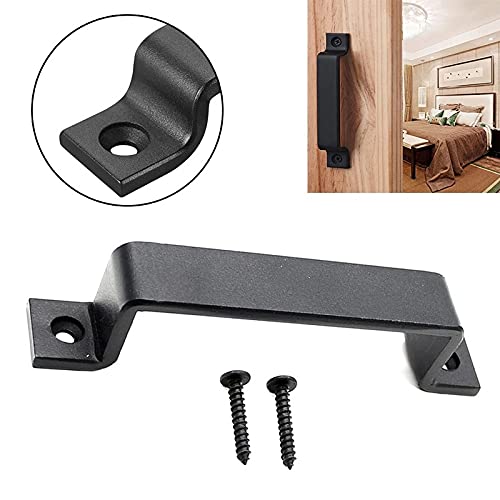 1PC Sliding Barn Door Handle - Cabinet & Closet Furniture Flush Pull Handle - Wood Door & Gate Hardware Accessory - Perfect for Farmhouse, Rustic & Modern Home Decor