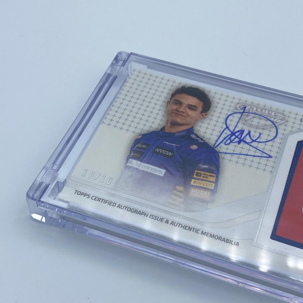 Lando Norris #4 McLaren Dynasty Autograph Patch LN III - Perfect for F1 Collectors, Sports Memorabilia Fans, and Racing Enthusiasts