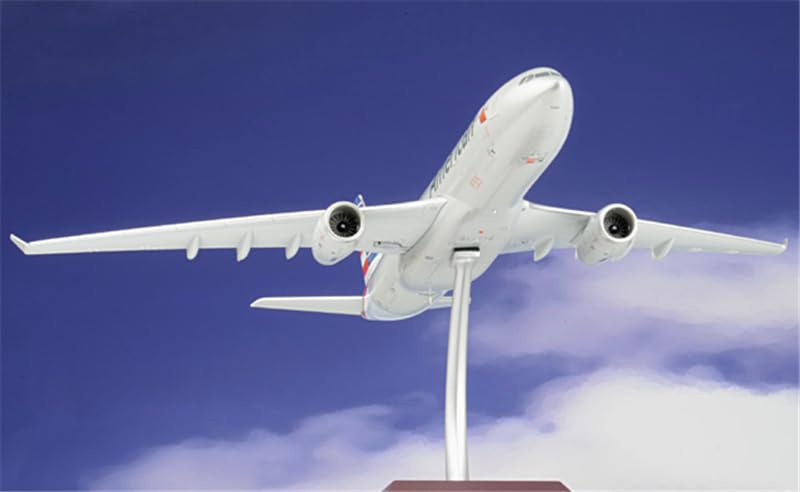 GeminiJets American Airlines A330-200 N290AY Diecast Aircraft Model 1/200 Scale with Display Stand - Limited Edition Collectible for Aviation Enthusiasts & Home Office Decor