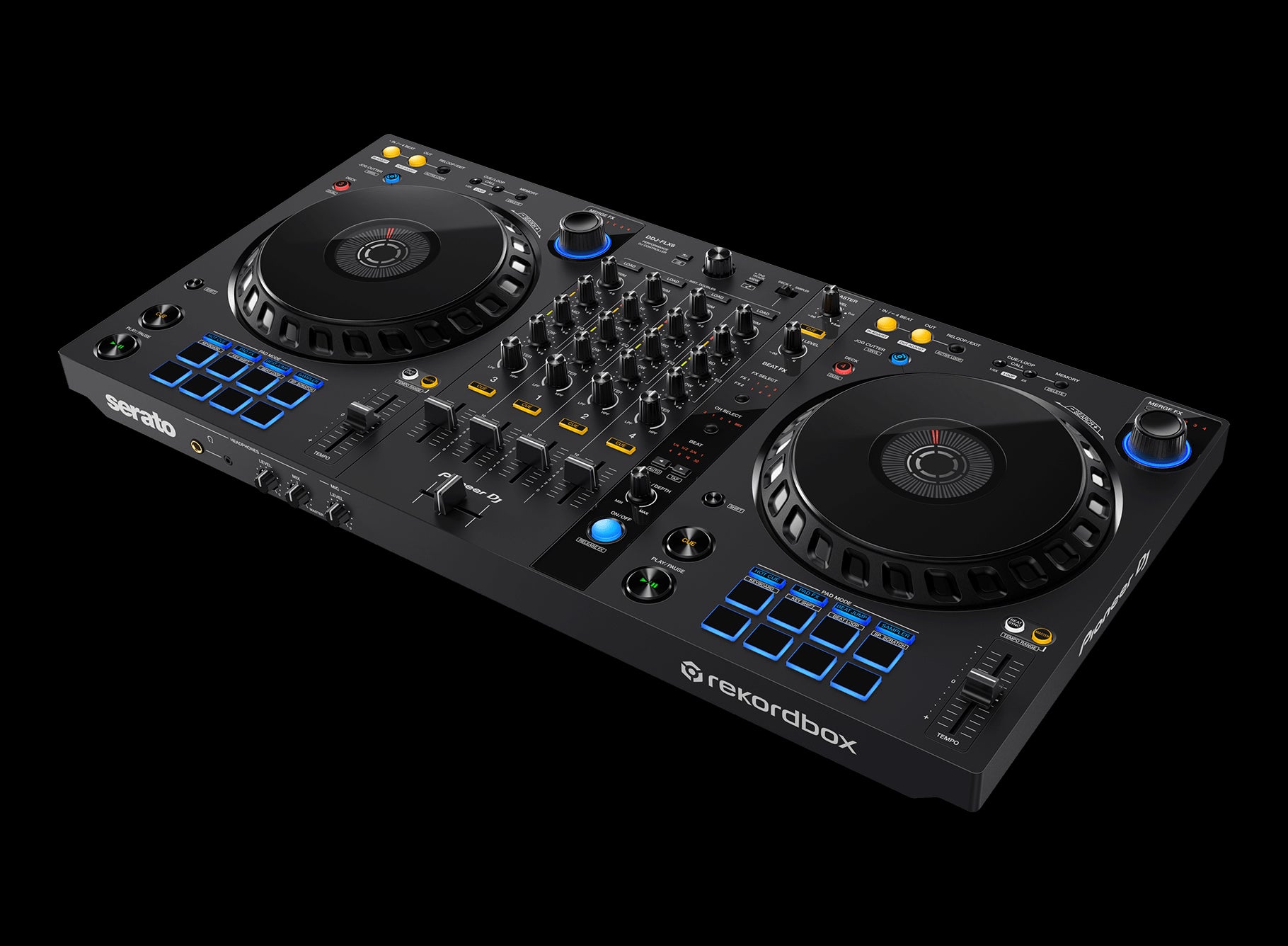 Pioneer DJ DDJ-FLX6 DJ Controller for Serato & rekordbox - Perfect for Home DJing, Clubs & Live Performances