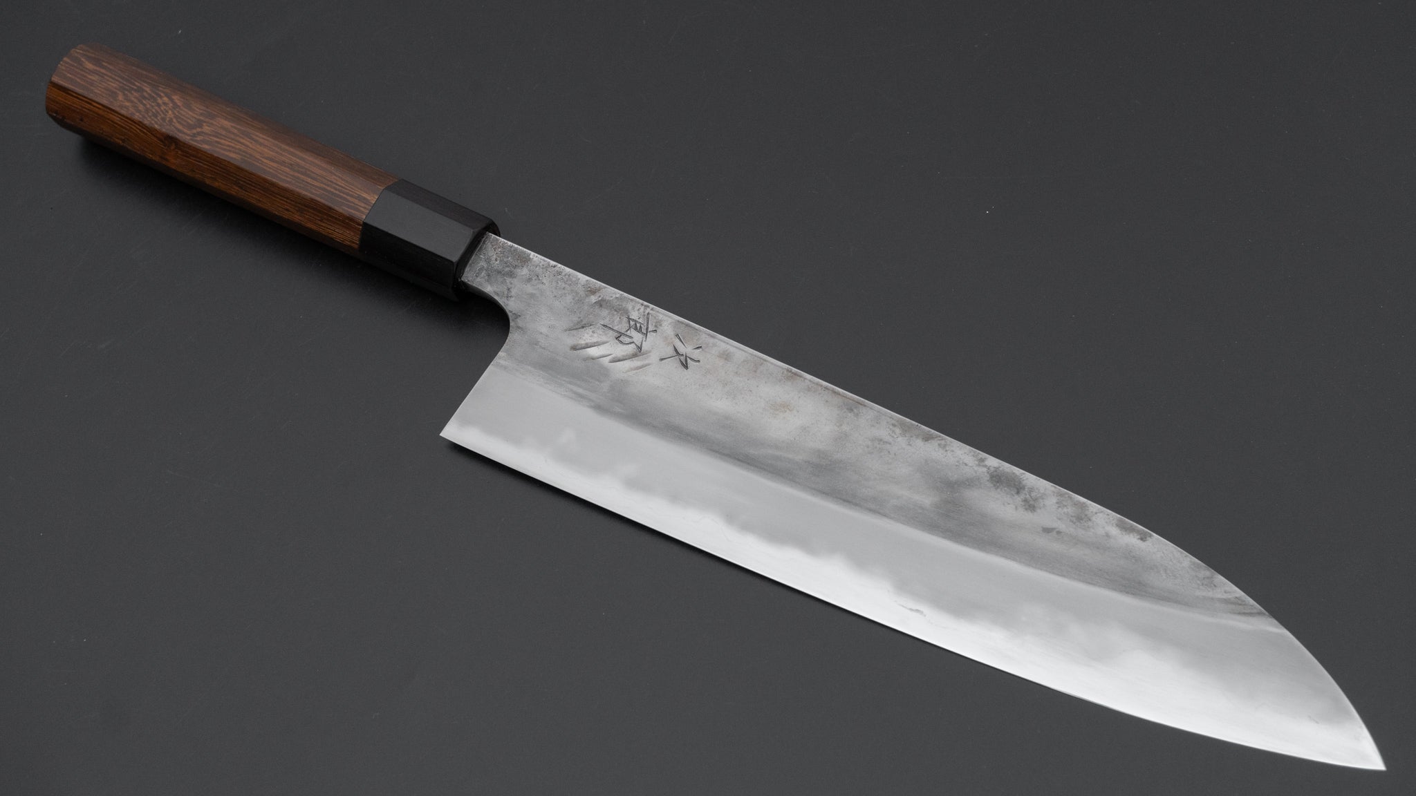 Premium Jiro Tsuchime Wa Gyuto 240mm Japanese Chef Knife with Taihei Tagayasan Handle (#669) - Perfect for Professional Chefs & Home Cooking, Sushi Preparation & Meat Cutting