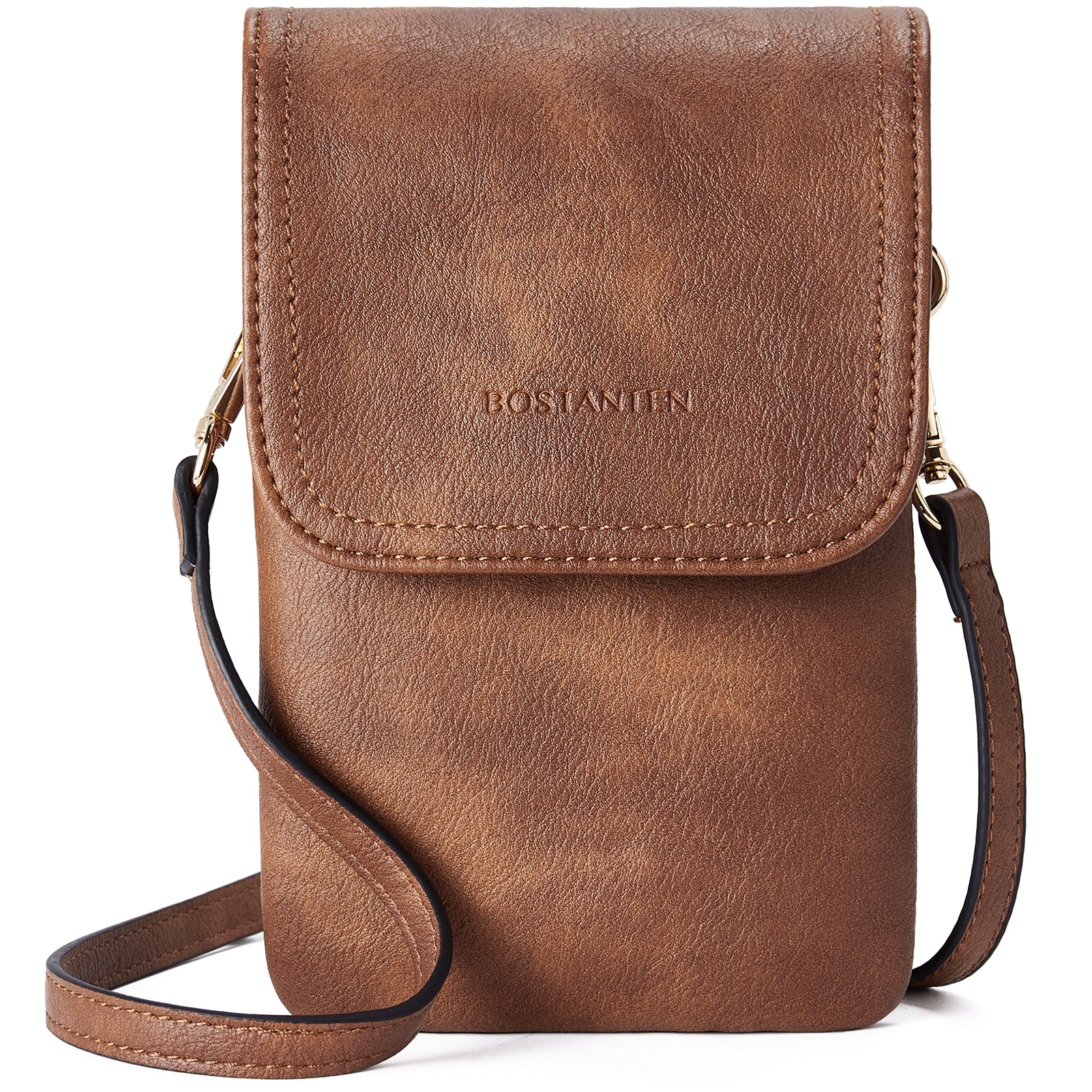 Evelyn Genuine Leather Crossbody Phone Wallet for Women - Stylish Boudoir Design - Perfect for Everyday Use, Travel & Shopping