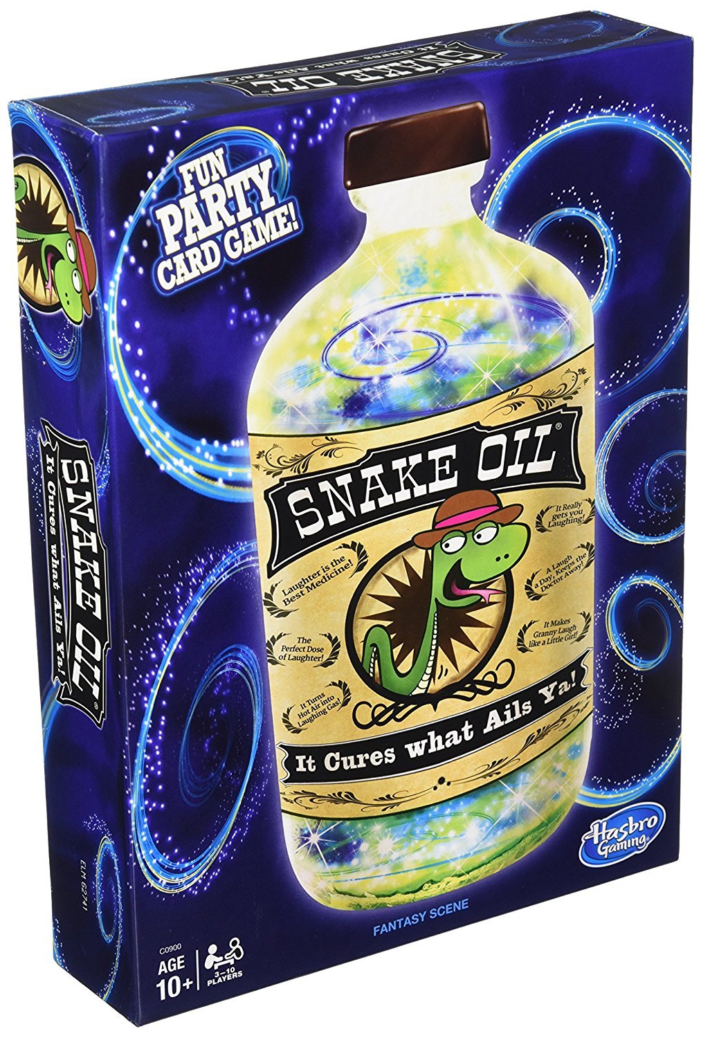 Hasbro Gaming Snake Oil Party Game - Fun Family & Friends Card Game for Adults & Teens - Perfect for Game Nights, Parties & Social Gatherings