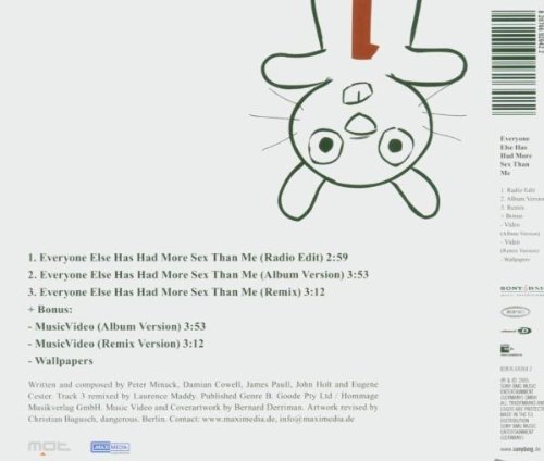 Everyone Else Has Had More Sex Than Me [Single-CD] - Indie Music for Relaxation & Road Trips