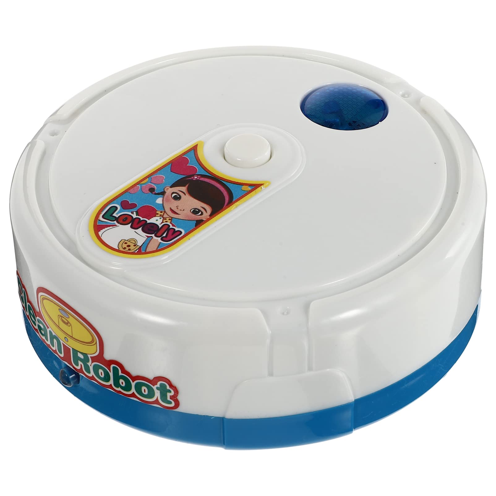 Balacoo Miniature Dollhouse Furniture Set - Plastic Robot Vacuum Cleaner Toy, Mini Appliance Model for Kids Pretend Play - Blue Dollhouse Kitchen Accessories (No Battery Included) - Perfect for Dollhouse Decor, Kids Role Play & Collectible Display