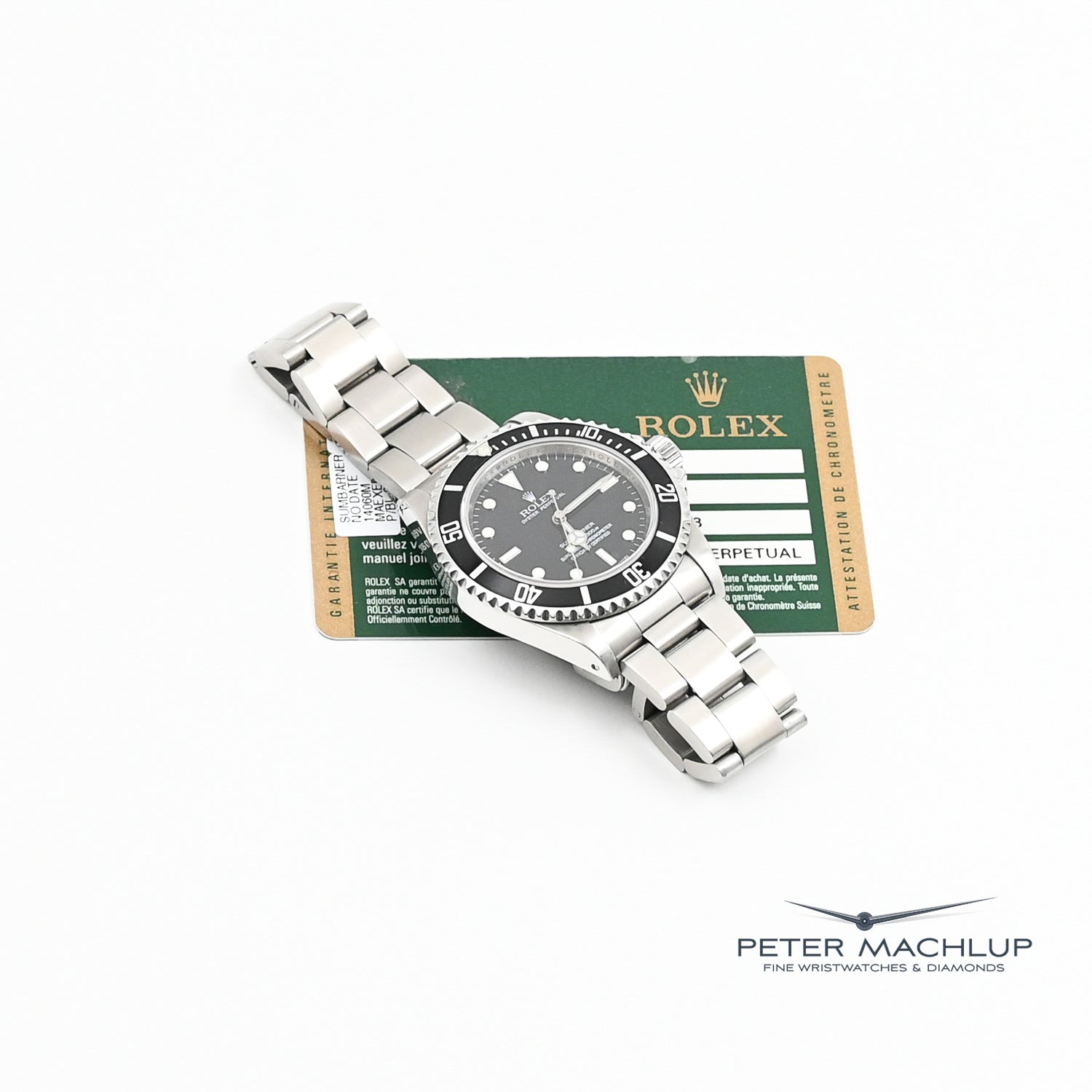 Original Rolex Submariner No Date 2008 Men's Luxury Dive Watch - Stainless Steel, Waterproof, Swiss Made - Perfect for Diving, Business & Formal Occasions