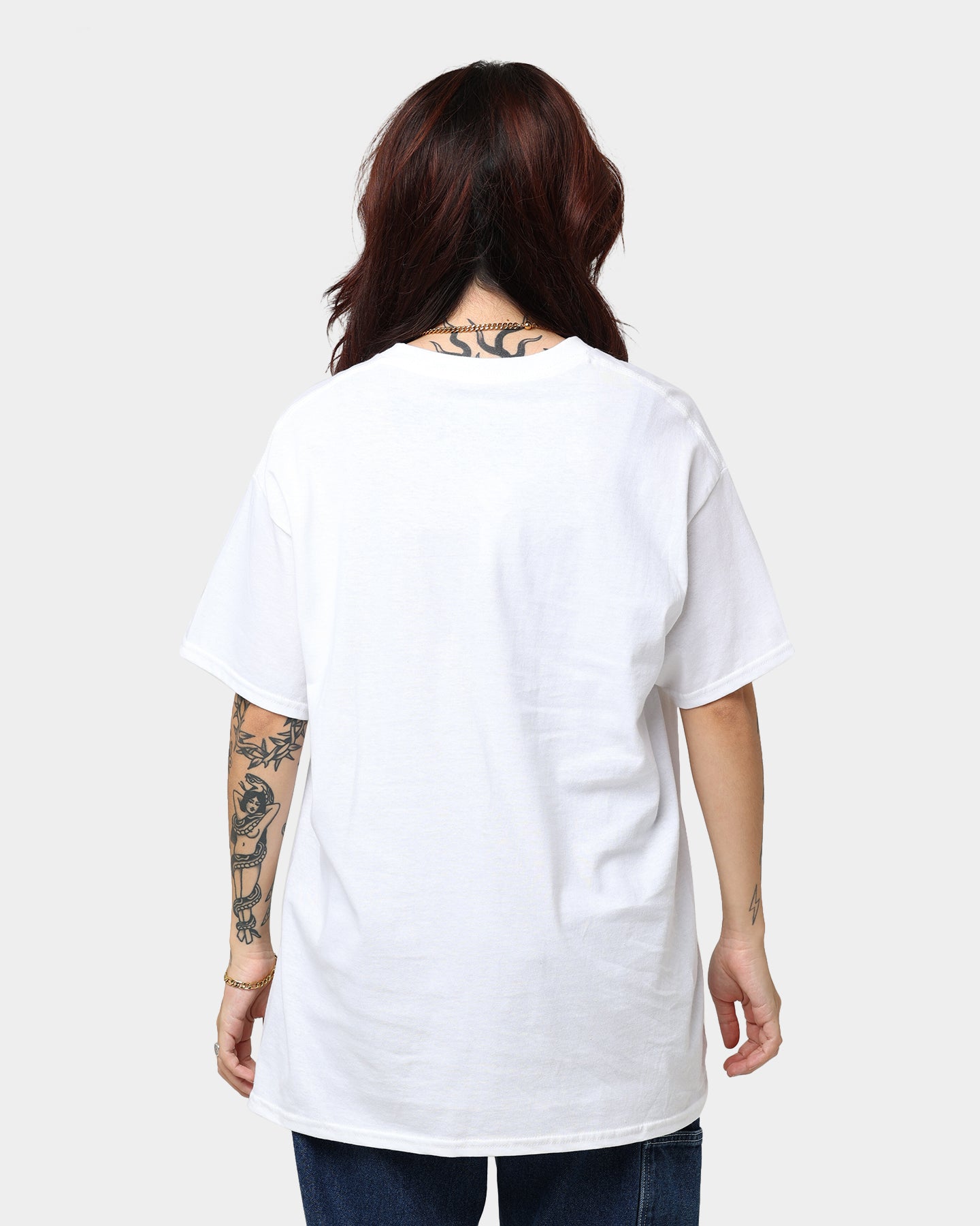 American Thrift X Daria Go To Hell Graphic T-Shirt - White Cotton Tee for Women | Casual Streetwear, Retro 90s Style, Pop Culture Fashion