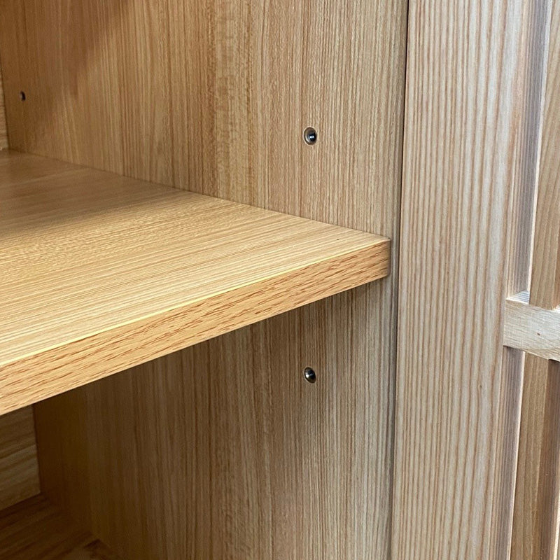 ORTON 160cm Oak Sideboard Buffet Cabinet - Modern Dining Room Storage Furniture for Home & Office Use