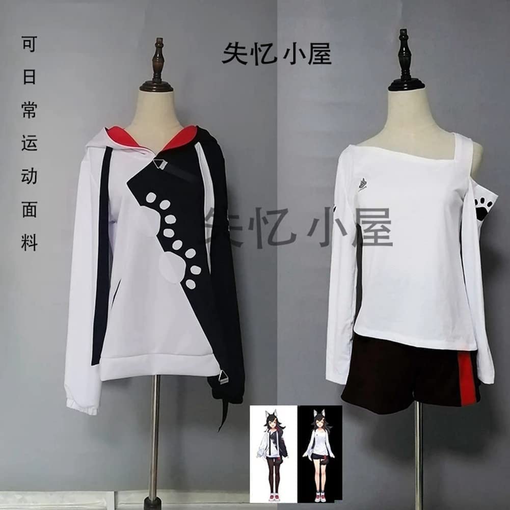 Azur Lane Hololive Ookami Mio Anime Cosplay Costume - Cute Uniform Outfit for Daily Dress & Halloween Cosplay (Unisex Full Set) | Perfect for Conventions, Cosplay Events & Themed Parties