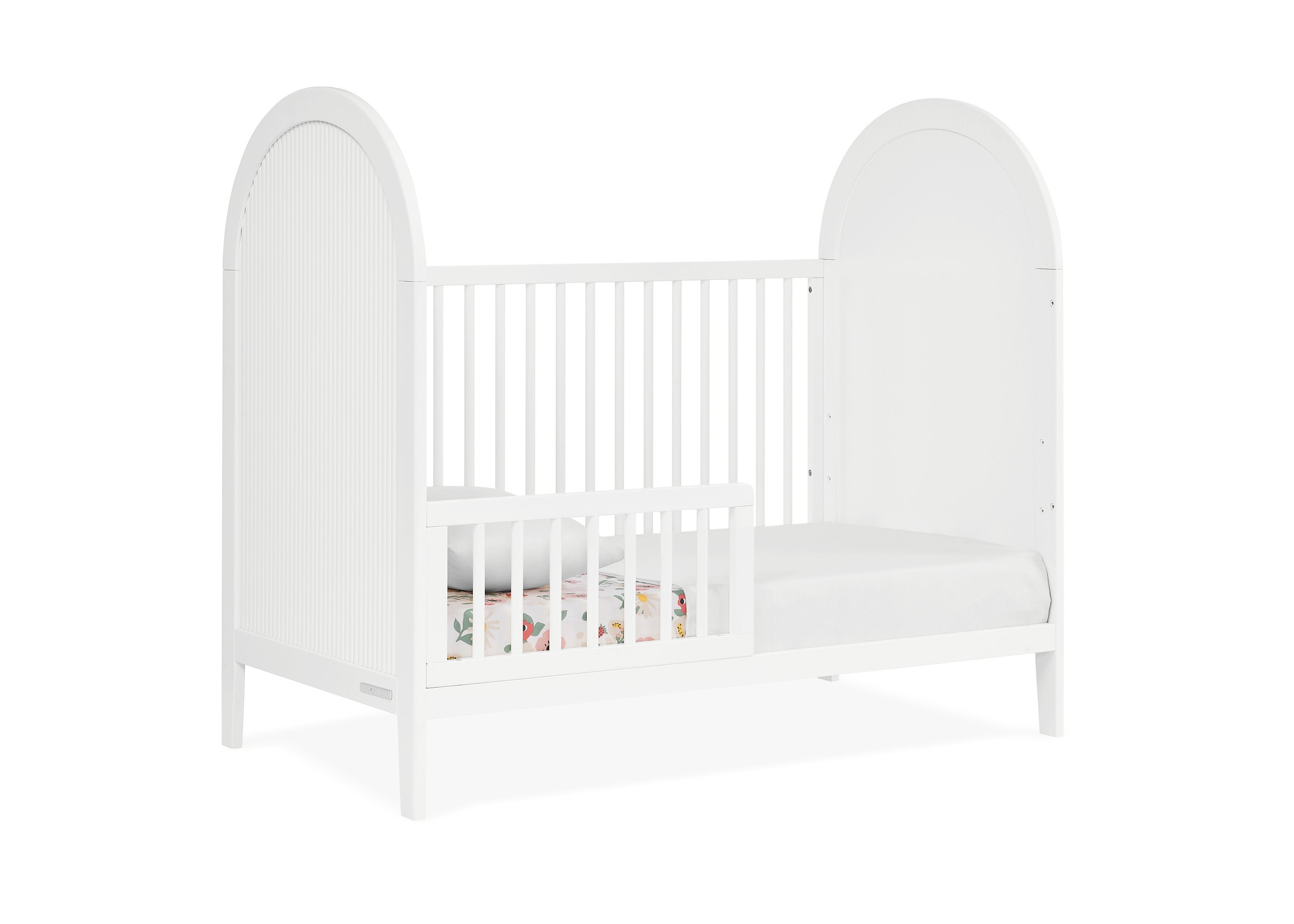 Eloise 4-in-1 Convertible Baby Crib - Toddler Bed, Daybed & Full-Size Bed Conversion - Safe Nursery Furniture for Newborns to Teens - Perfect for Bedrooms, Daycare & Guest Rooms