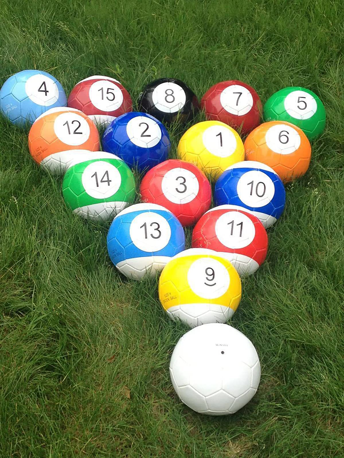 16-Piece Snooker Ball Set - Premium Billiards & Soccer Table Game Balls - Durable Inflatable Pool Balls for Indoor/Outdoor Sports, Parties, and Family Game Nights