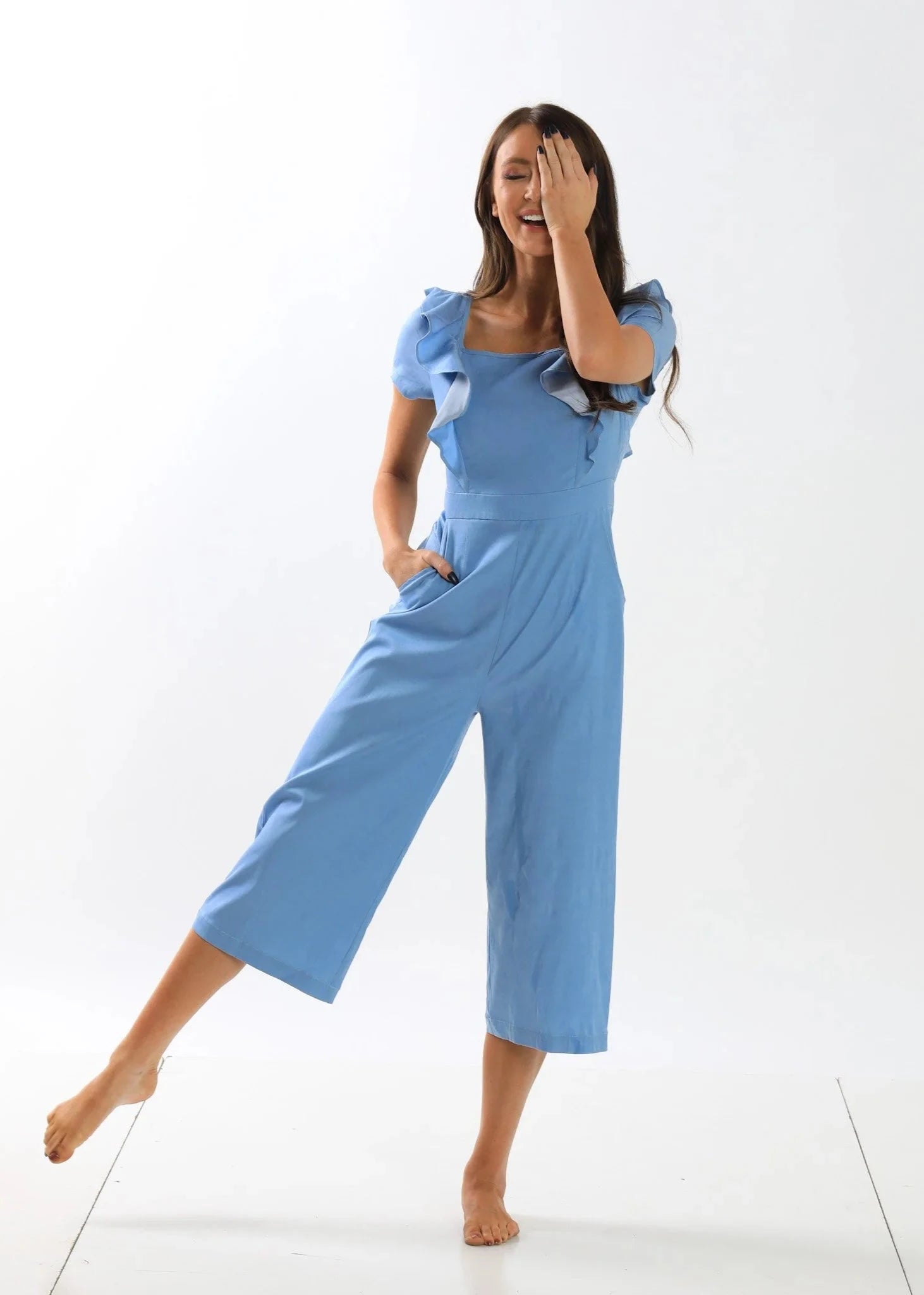 Carolina Jumpsuit for Women - Stylish One-Piece Romper with Pockets | Comfortable & Trendy Outfit for Casual Wear, Summer, Travel & Outdoor Activities