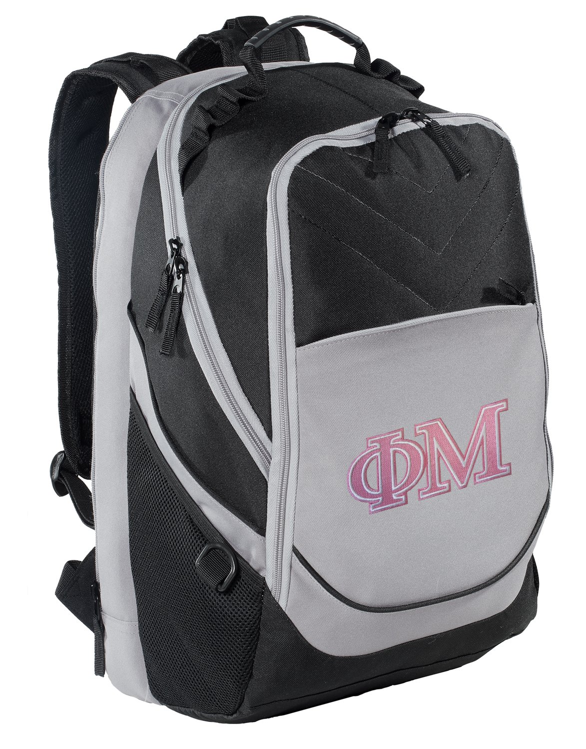 Phi Mu Sorority Laptop Backpack - Stylish & Durable Computer Bag for College, Work, and Travel