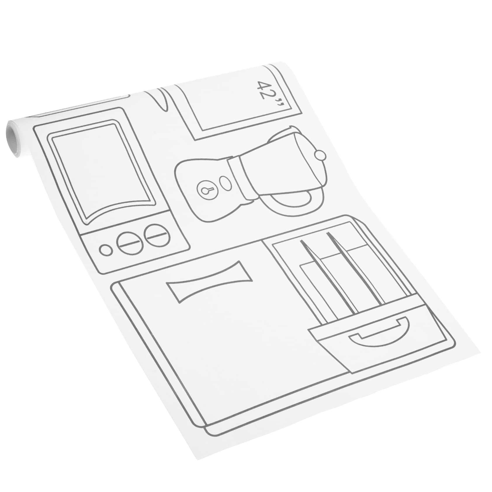 Kids Graffiti Scroll Tracing Paper - Large Drawing Paper for Children's Painting & DIY Art Supplies | Perfect for Toddler Art Projects, Classroom Activities & Creative Play