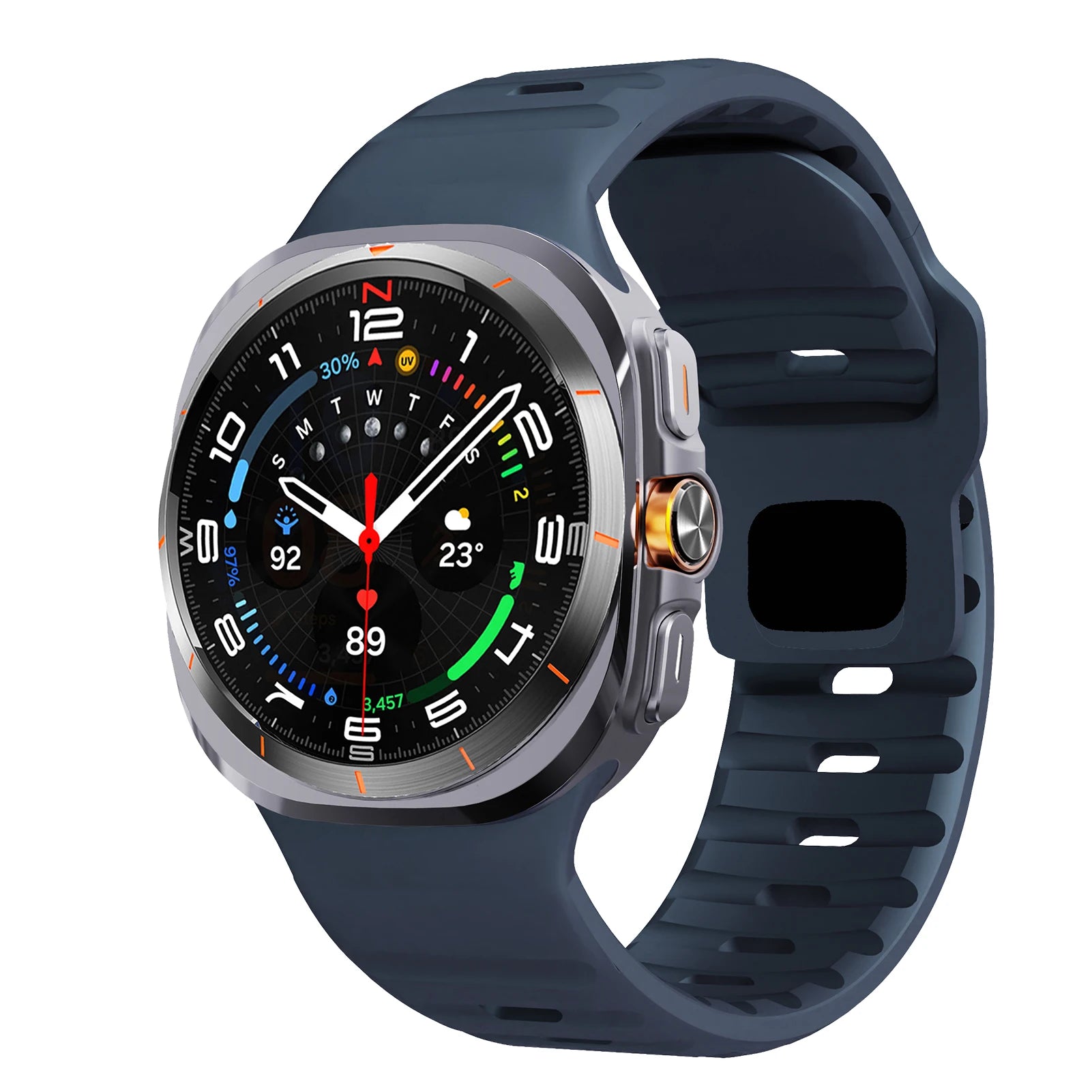 Durable Silicone Bands for Samsung Galaxy Watch Ultra - Comfortable & Stylish Replacement Straps for Workouts, Running & Outdoor Activities