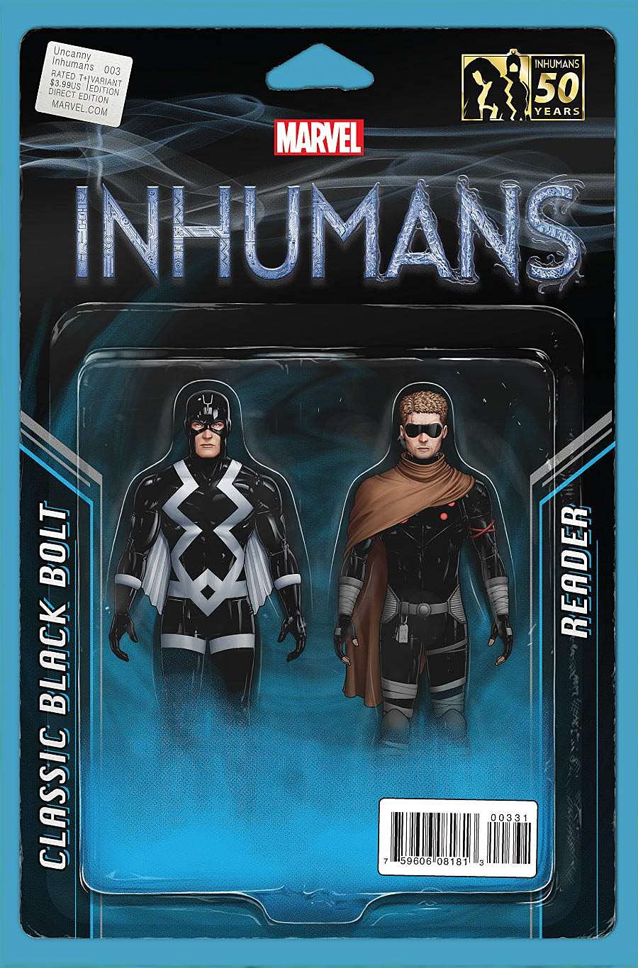 Uncanny Inhumans (2nd Series) #3A VF/NM Marvel Comic Book - Action Figure Variant | Collectible Superhero Comics for Marvel Fans & Action Figure Enthusiasts