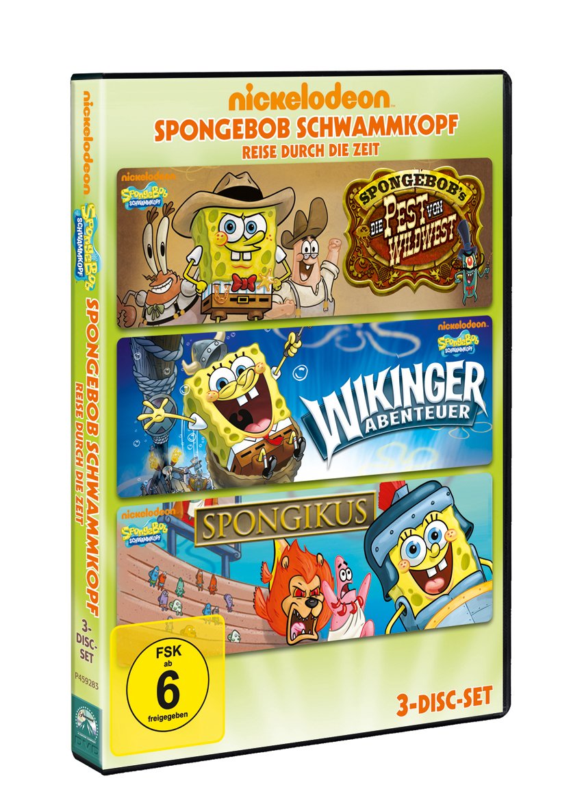 SpongeBob SquarePants Time Travel Adventure - Cartoon DVD for Kids & Collectors | Perfect for Birthday Gifts & Family Movie Nights