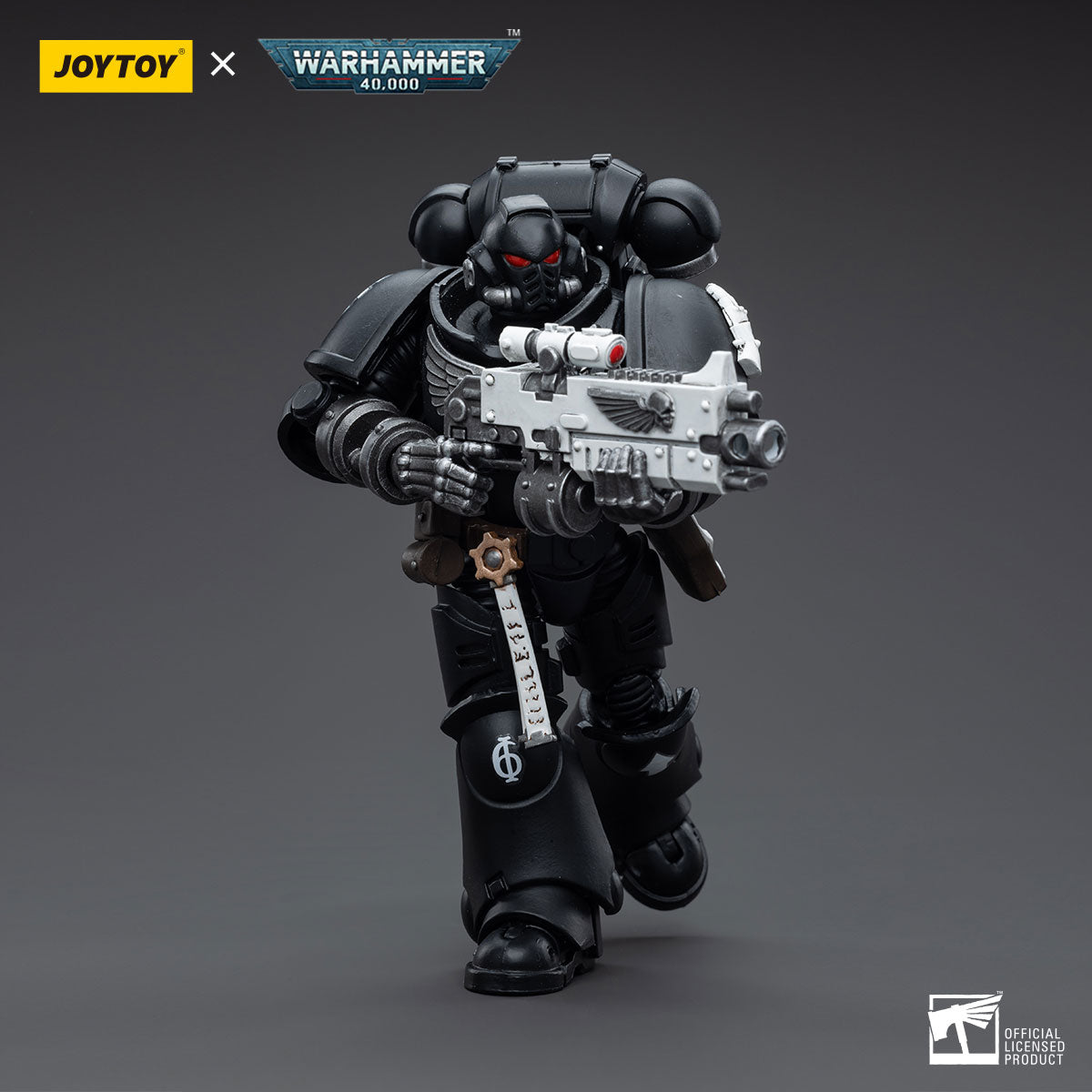 JOYTOY 1/18 Scale 3.75 Inch Warhammer 40K Iron Hands Intercessors Action Figure Set (4 Pack) - Perfect for Collectors, Tabletop Gaming, and Warhammer 40K Displays