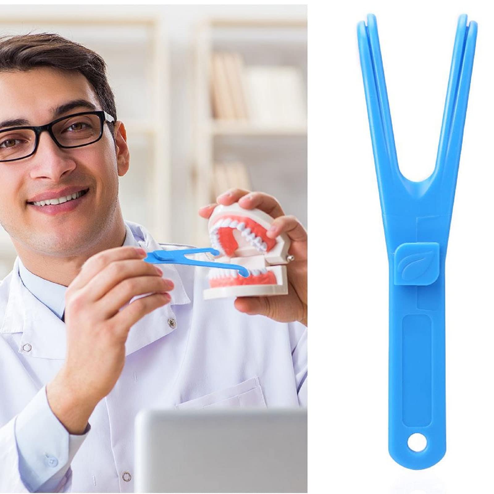 Reusable Dental Floss Holder with 10 Floss Picks - 2 Pack Eco-Friendly Flossers for Travel & Home Oral Care | Perfect for Family, Hotels & On-the-Go Teeth Cleaning