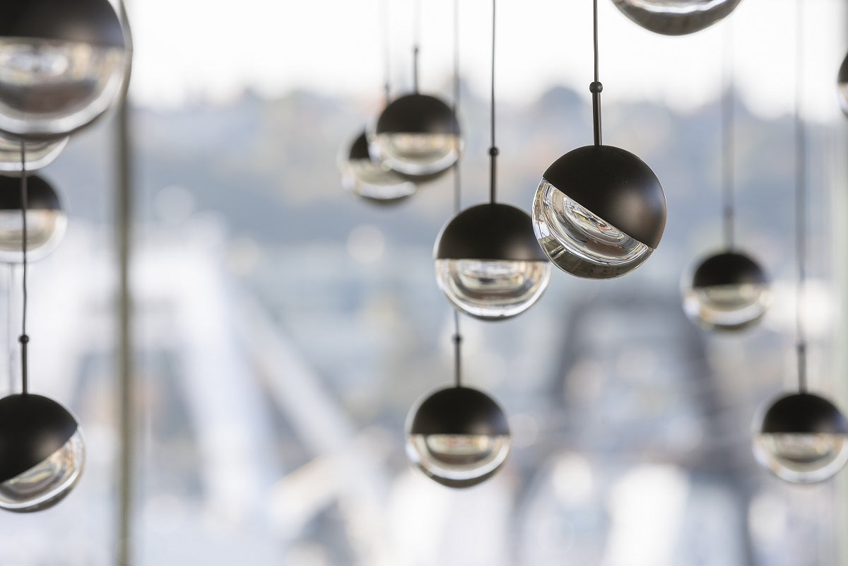 Dora Modern LED Pendant Light Fixture - Adjustable Hanging Chandelier for Kitchen Island, Dining Room, Bedroom & Living Room Lighting