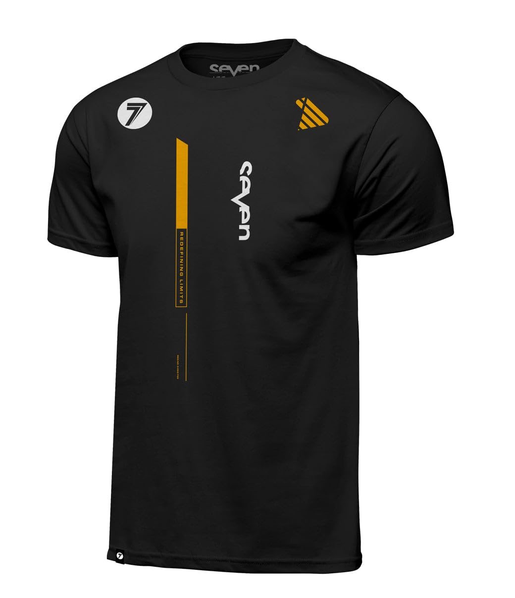 Seven Rift Tee - Premium Cotton Men's Graphic T-Shirt for Casual Wear & Street Style | Trendy Everyday Outfit for Work, Gym & Weekend