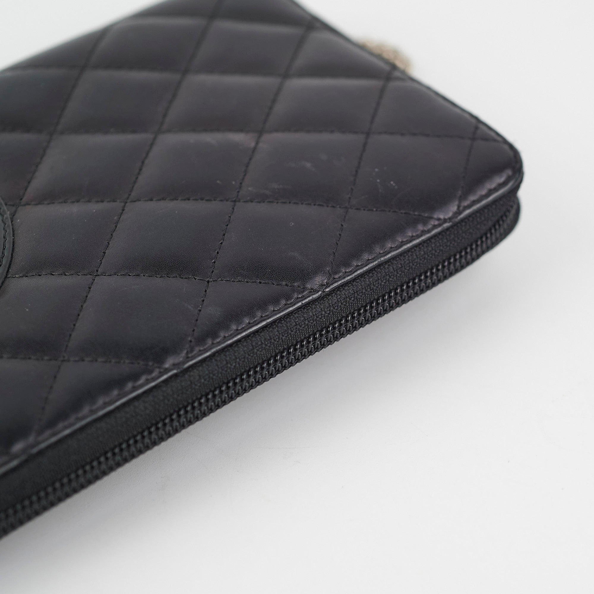 Chanel Cambon Long Calfskin Zip Wallet Black | Genuine Leather Designer Wallet for Women | Perfect for Everyday Use & Luxury Gift Giving