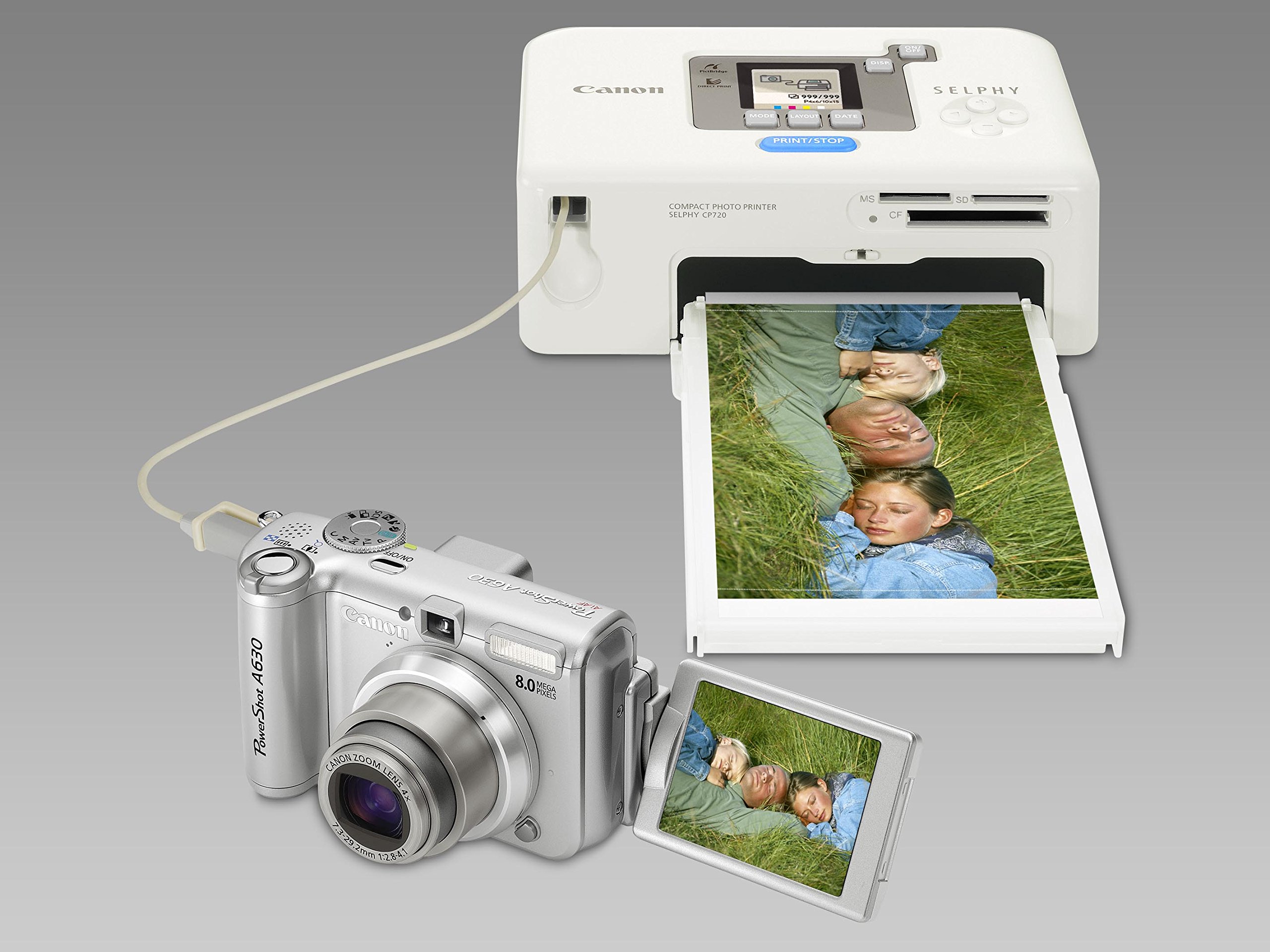 Canon Selphy CP720 Compact Photo Printer - Wireless, Portable & Easy-to-Use for Home, Travel & Instant Photo Printing