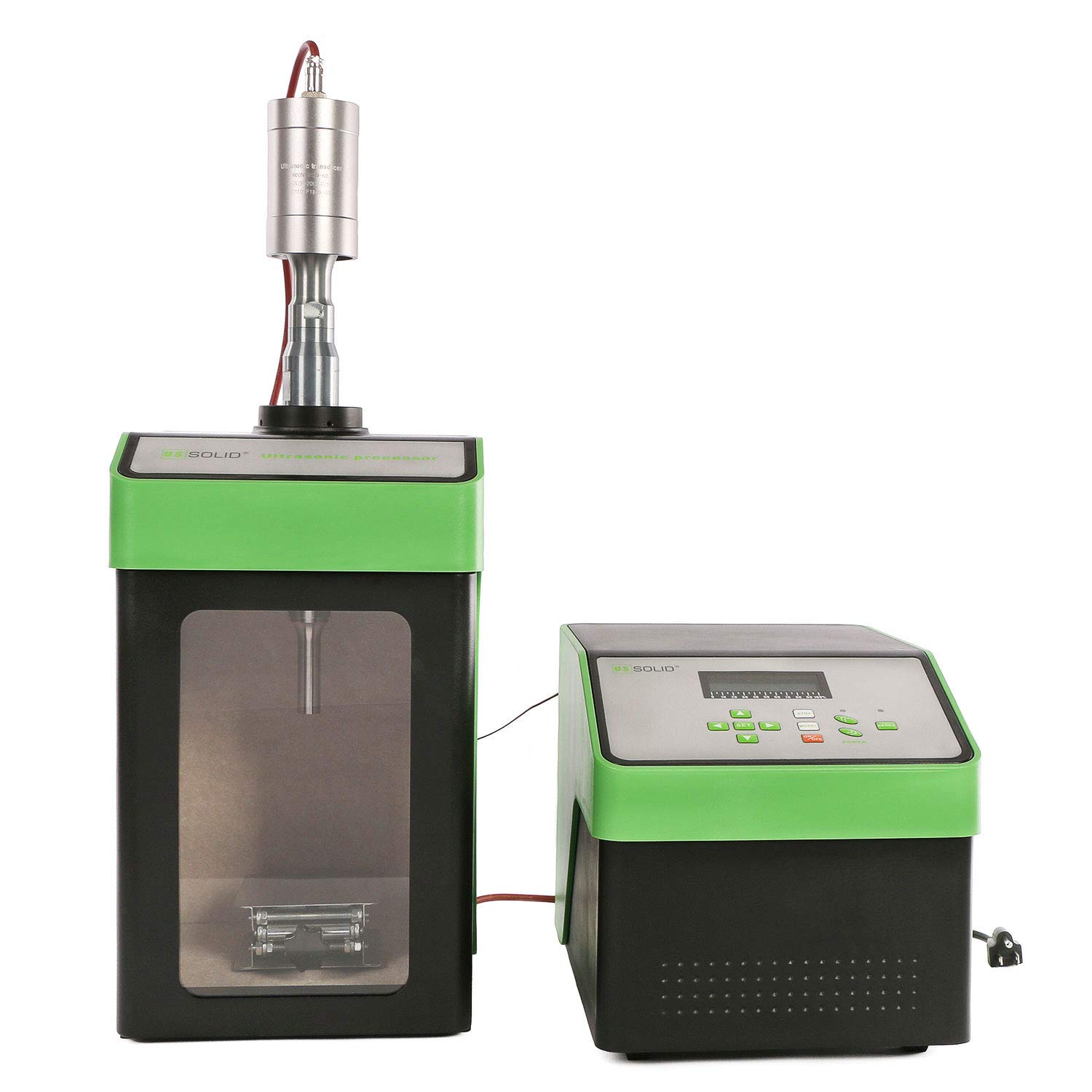 U.S. Solid 600W Ultrasonic Homogenizer - High Power Ultrasonic Processor for Cell Disruption & Mixing (16mm Probe, 25-500ml Sample Volume) | Ideal for Lab Research, DNA Extraction & Chemical Processing