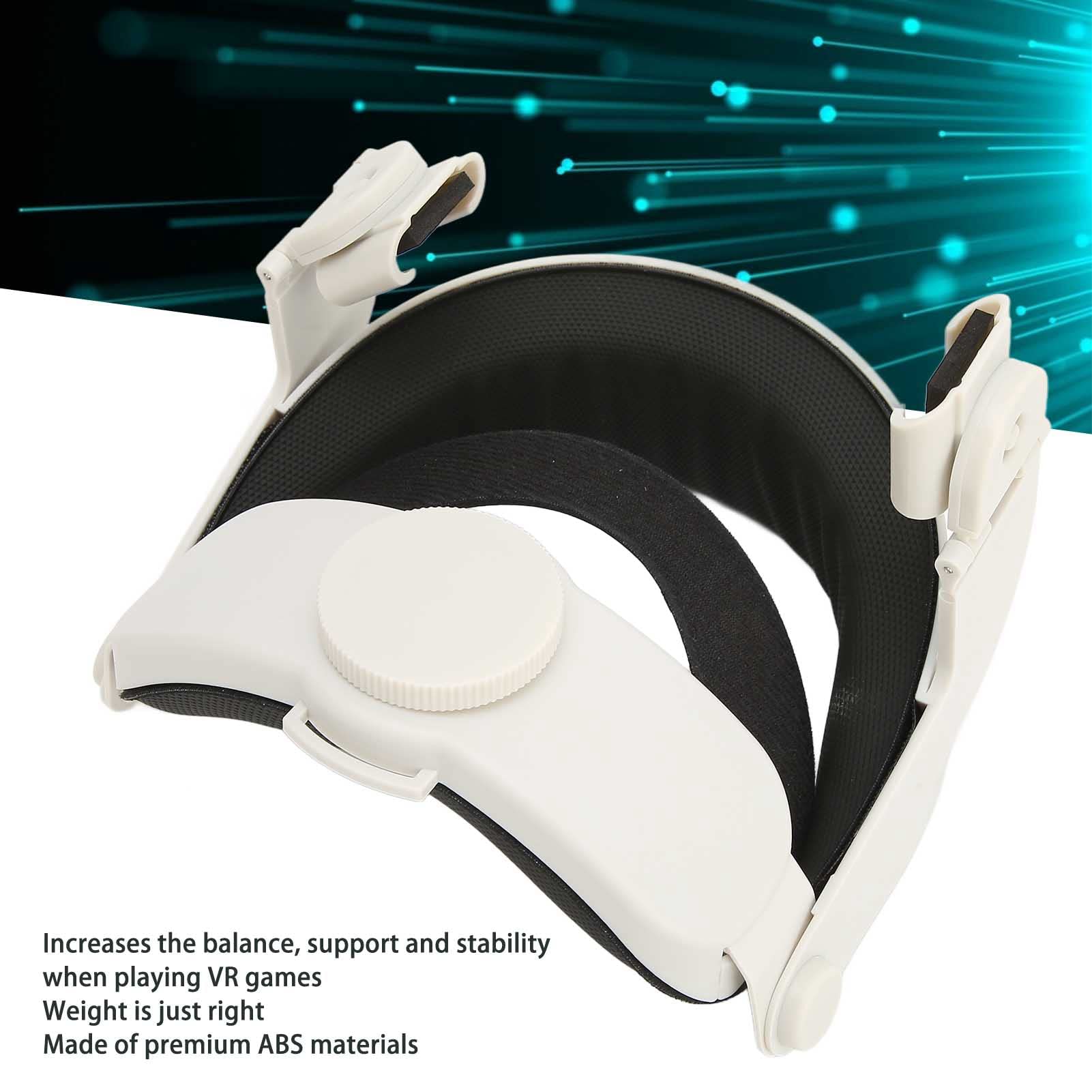 Tyenaza VR Head Strap for Oculus Quest 2 - Comfortable ABS Headband Reduces Face & Head Pressure - Perfect for Gaming, VR Movies & Extended Play Sessions