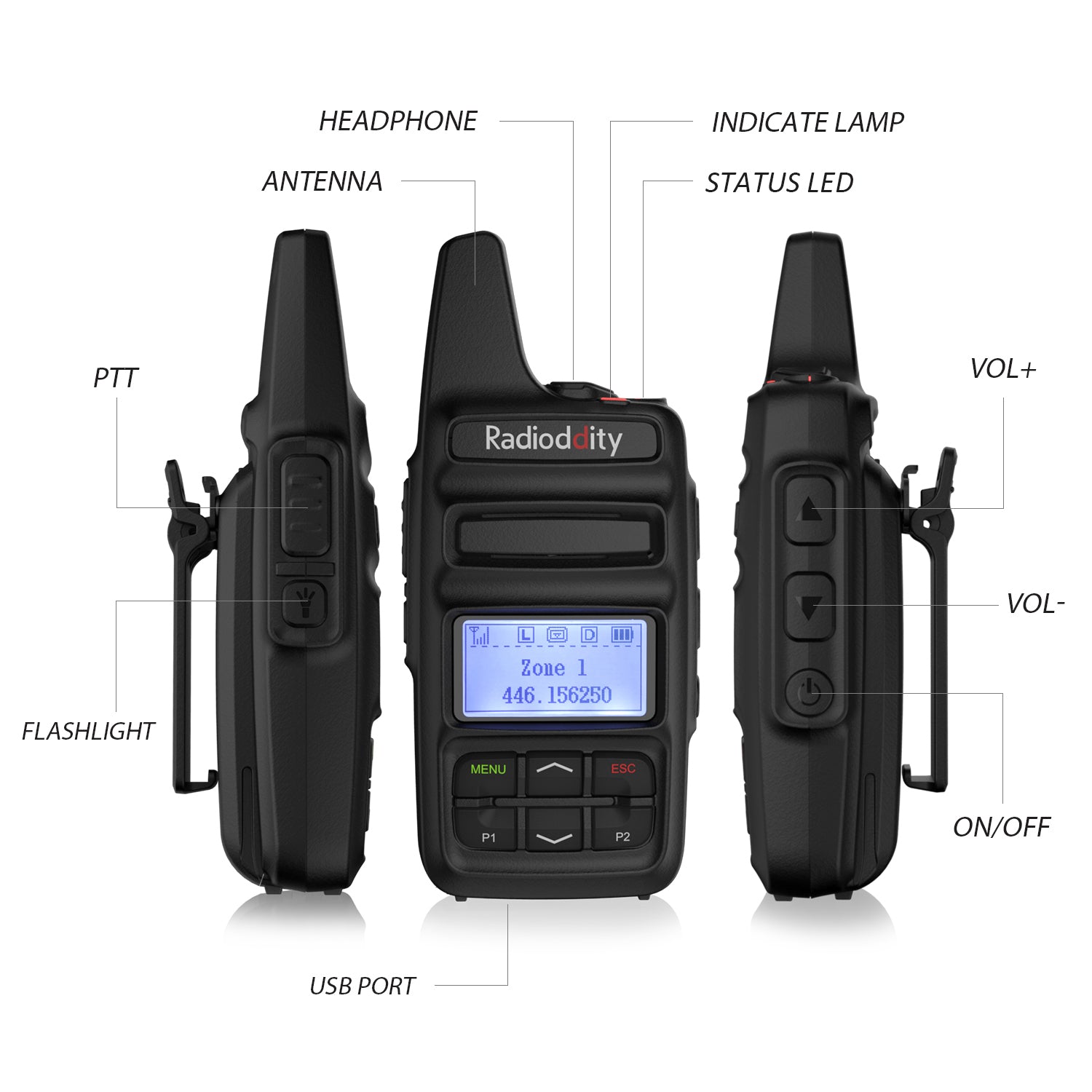 Radioddity GD-73A Dual Band DMR Ham Radio - Open Box - Perfect for Amateur Radio Enthusiasts & Emergency Communication