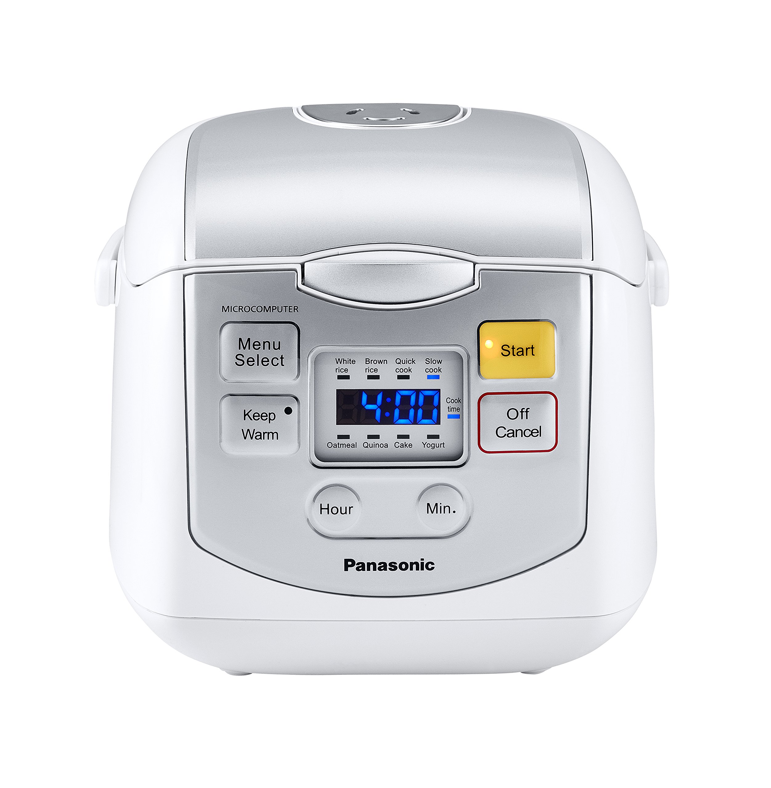 Panasonic SR-ZC075K 4-Cup (Uncooked) White Rice Cooker & Multi-Cooker - Perfect for Small Kitchens, Dorms & Office Use