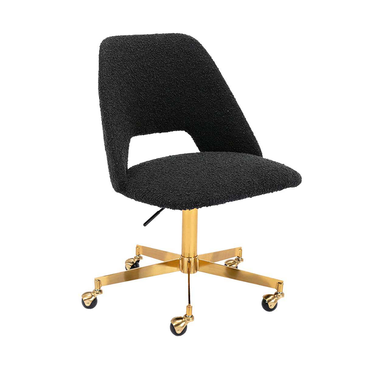 Luxury Belmont Boucle Office Chair - Ergonomic Executive Desk Chair with Adjustable Height for Home & Office Workspace - Perfect for Remote Work, Gaming & Study