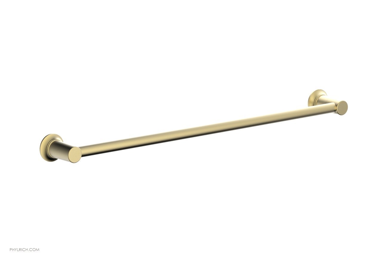 HEX MODERN 24-Inch Towel Bar 501 71 - Brushed Nickel Bathroom Towel Rack for Hand & Bath Towels - Perfect for Bathroom, Spa, and Guest Room Decor