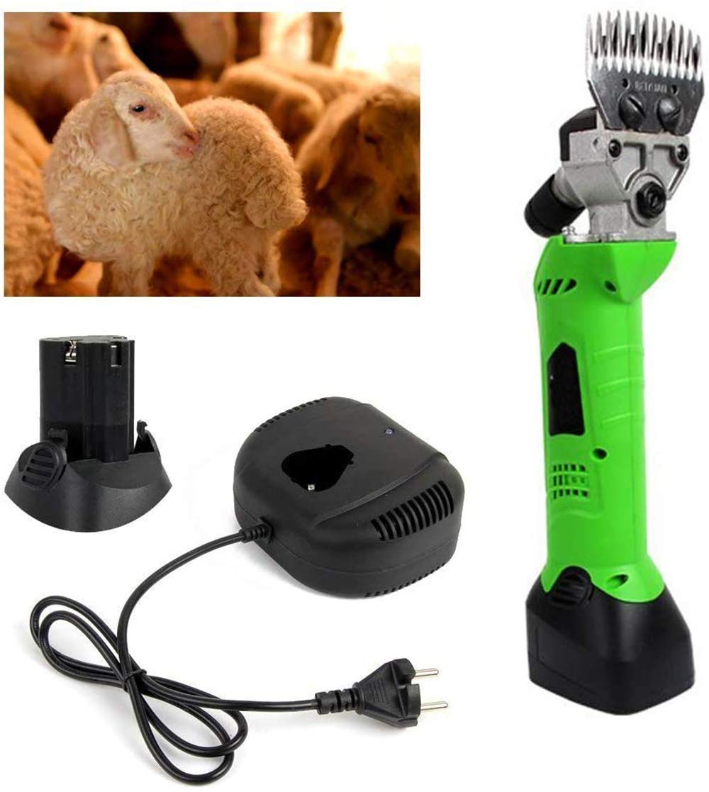 Professional Cordless Sheep Shearing Machine - High Performance Electric Wool Clippers for Grooming, Haircut & Shaving | Battery Powered Trimmer & Scissors | Perfect for Farm, Ranch & Livestock Care