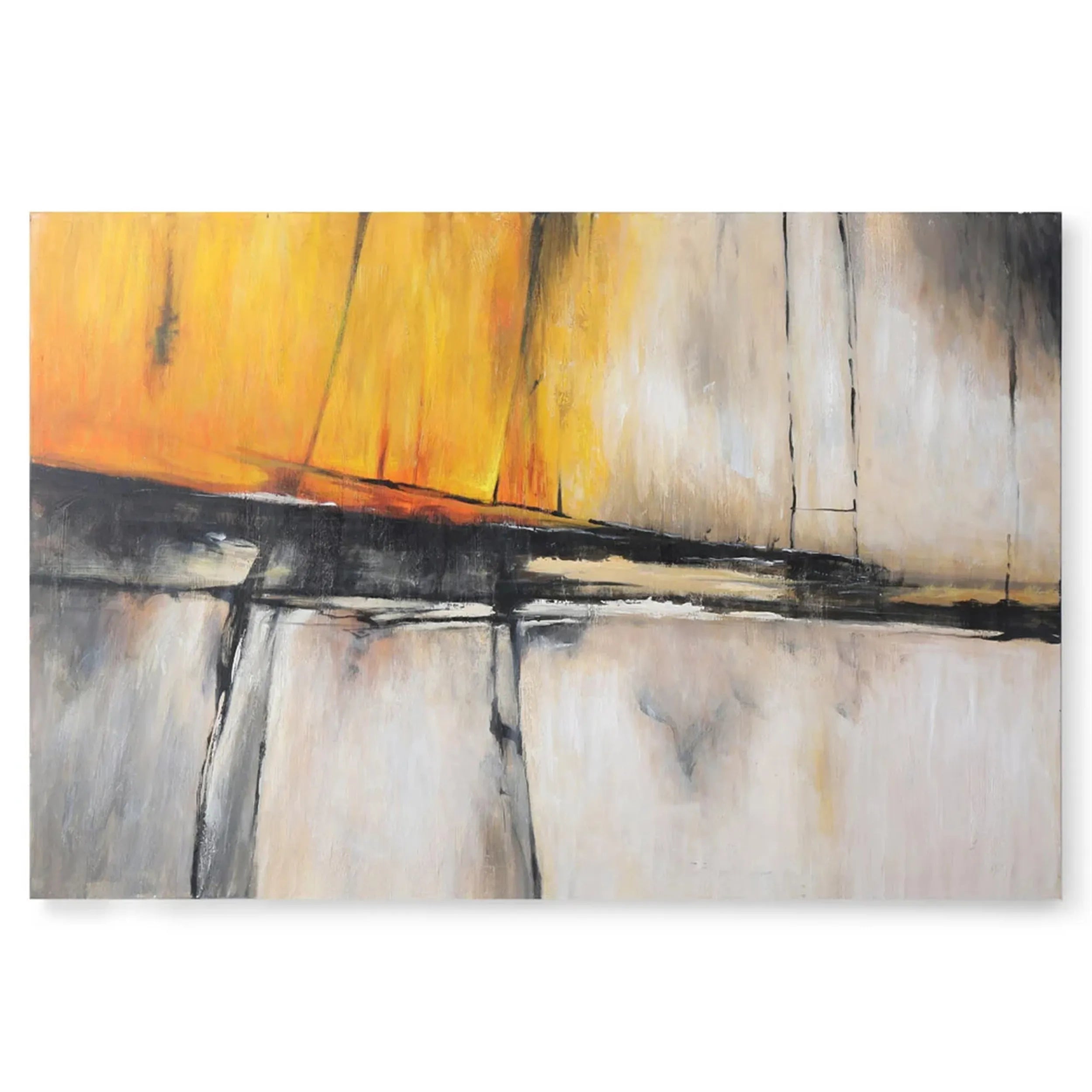 Abstract Painting #AB 134 - Modern Wall Art for Home & Office Decor | Unique Handmade Canvas Artwork for Living Room, Bedroom & Office Spaces