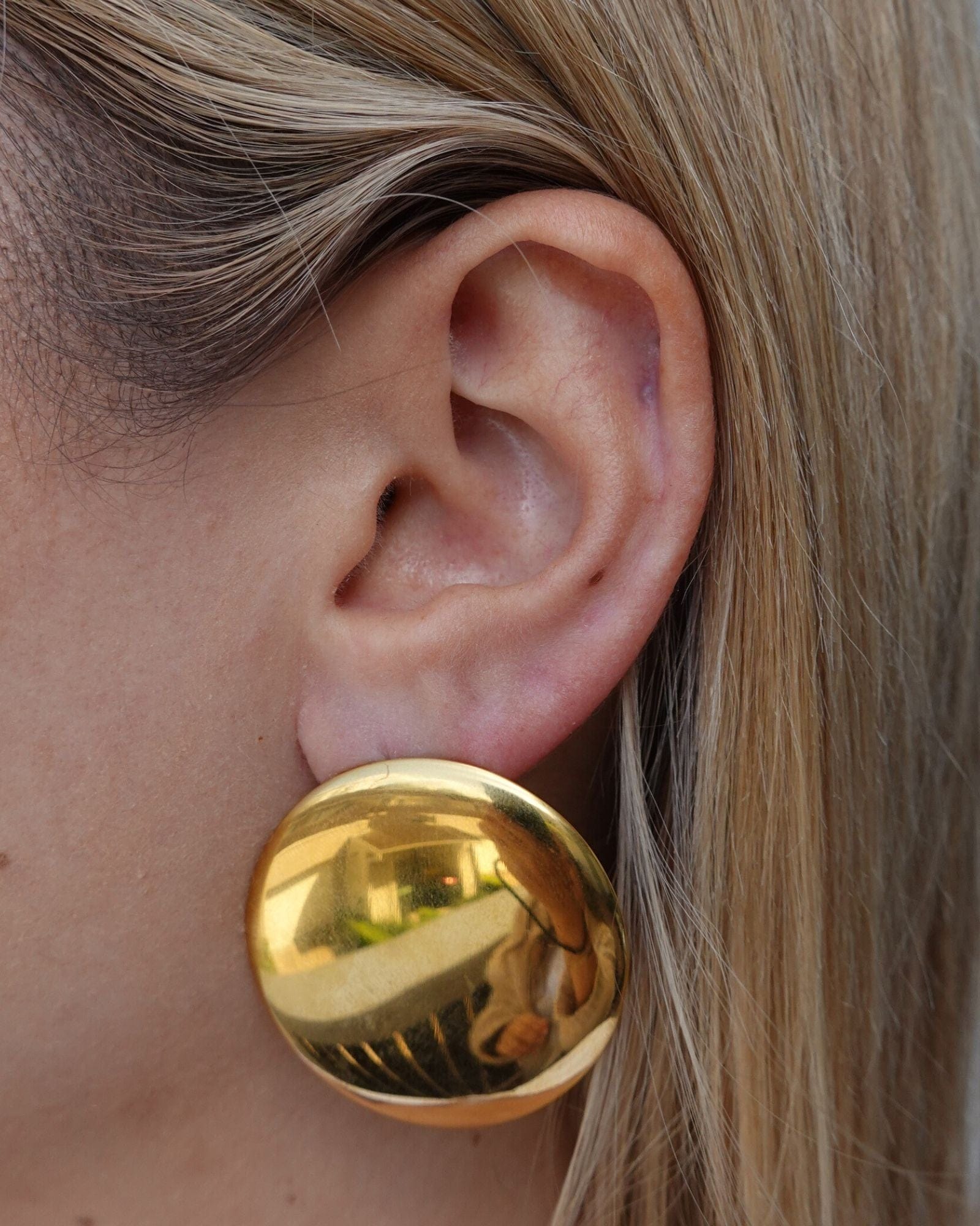 Izoa Annalise Stud Earrings - 14K Gold Plated Hypoallergenic Earrings for Women - Perfect for Everyday Wear, Parties & Gifts