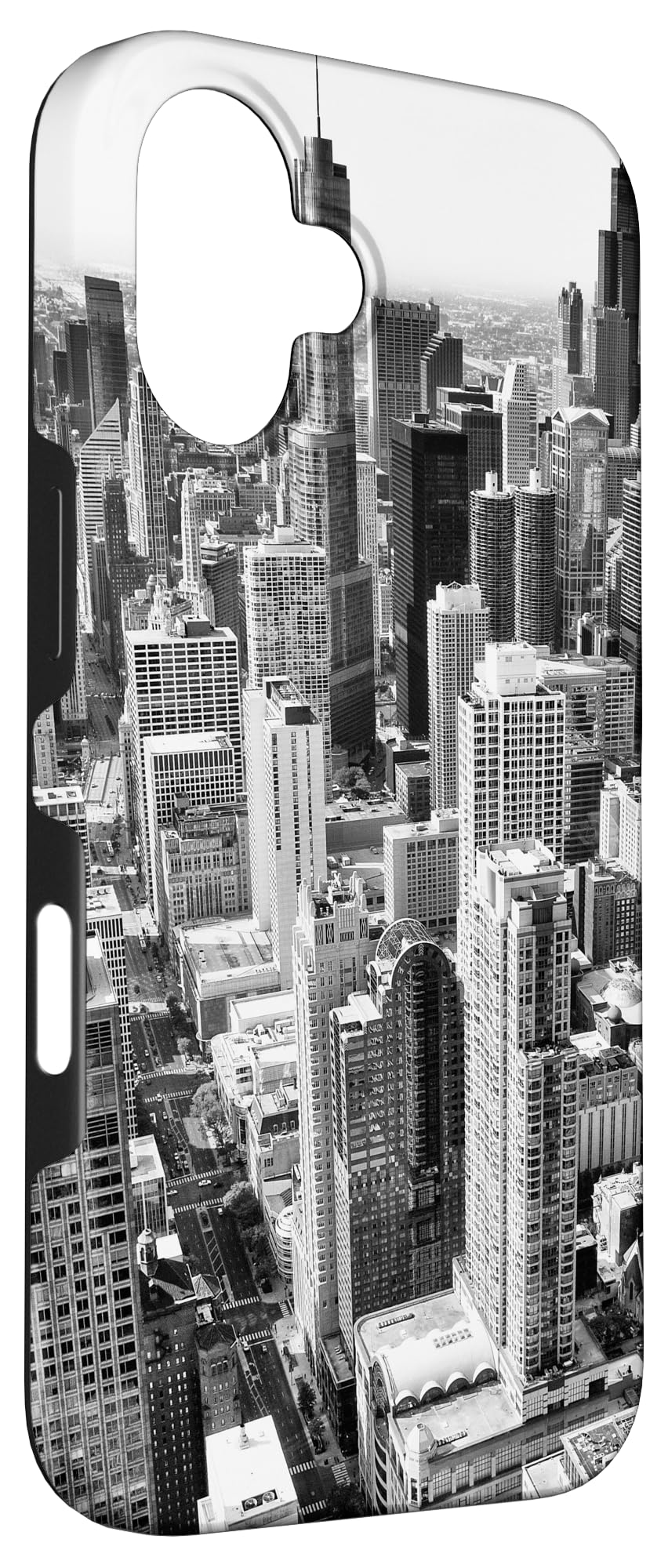 iPhone 16 Pro Case with Chicago Skyline Design - Slim Protective Cover for iPhone 16/16 Pro - Perfect for Travelers & City Lovers (Use for Daily Protection & Style Statement)
