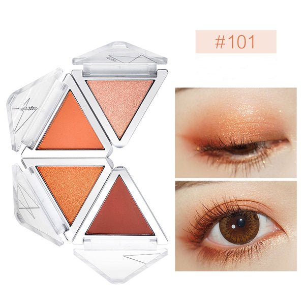 CHIOTURE 4 Color Glitter Eyeshadow Palette - Long Lasting, Highly Pigmented Makeup for Party, Halloween & Special Occasions
