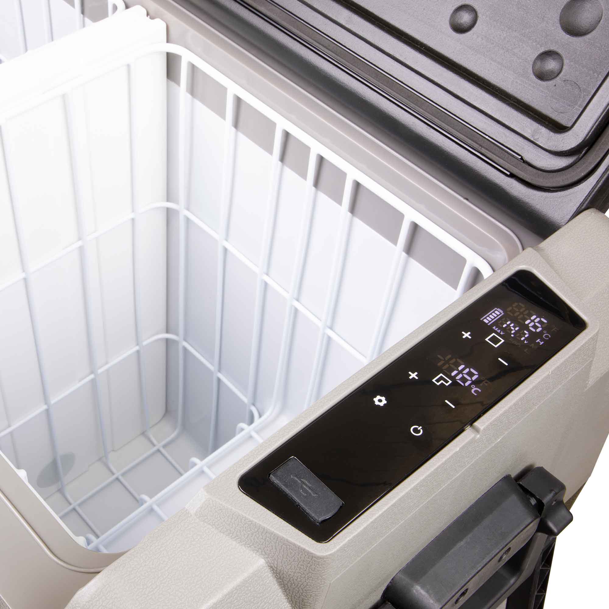 36L Portable Car Fridge Freezer - 12V/24V Dual Zone Compressor Cooler for Road Trips, Camping & Outdoor Adventures - DL13 Model