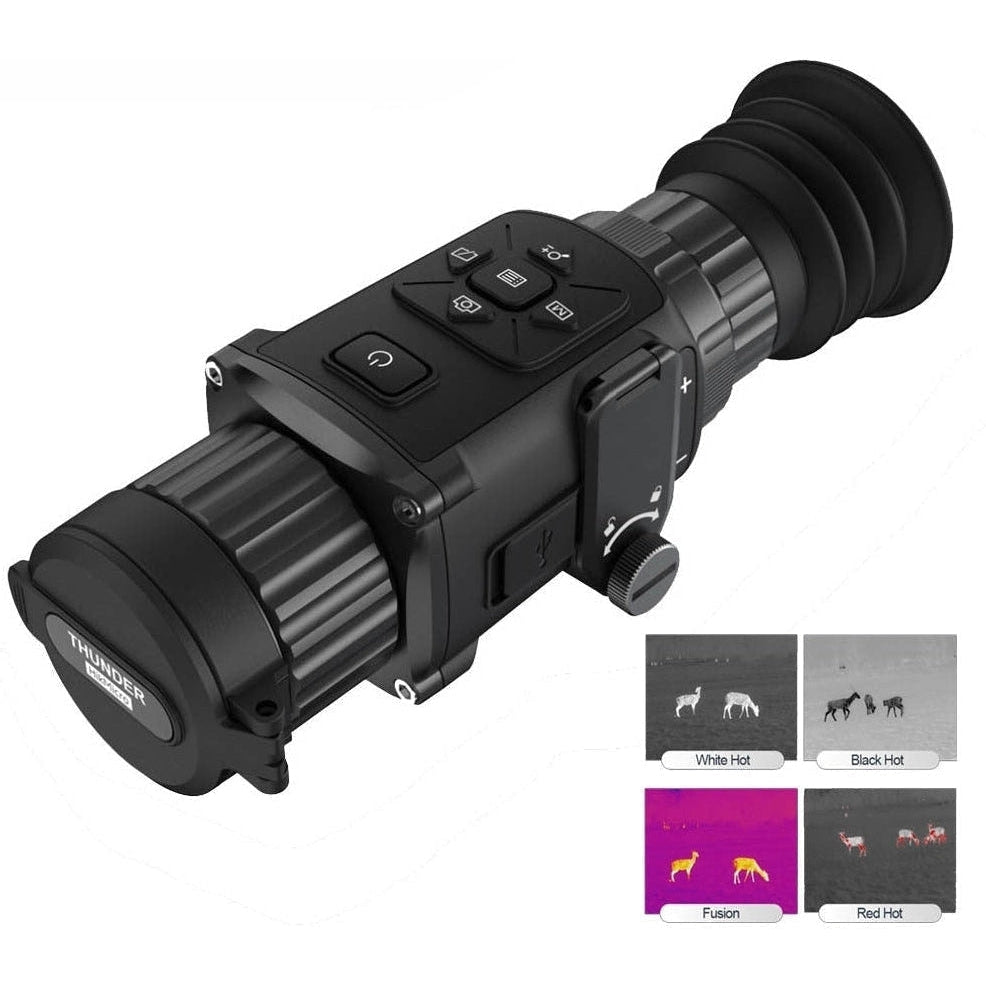 HIKMICRO Thunder TH25 25mm Thermal Imaging Scope for Hunting, Wildlife Observation & Night Vision - High Precision Infrared Scope for Outdoor Adventures