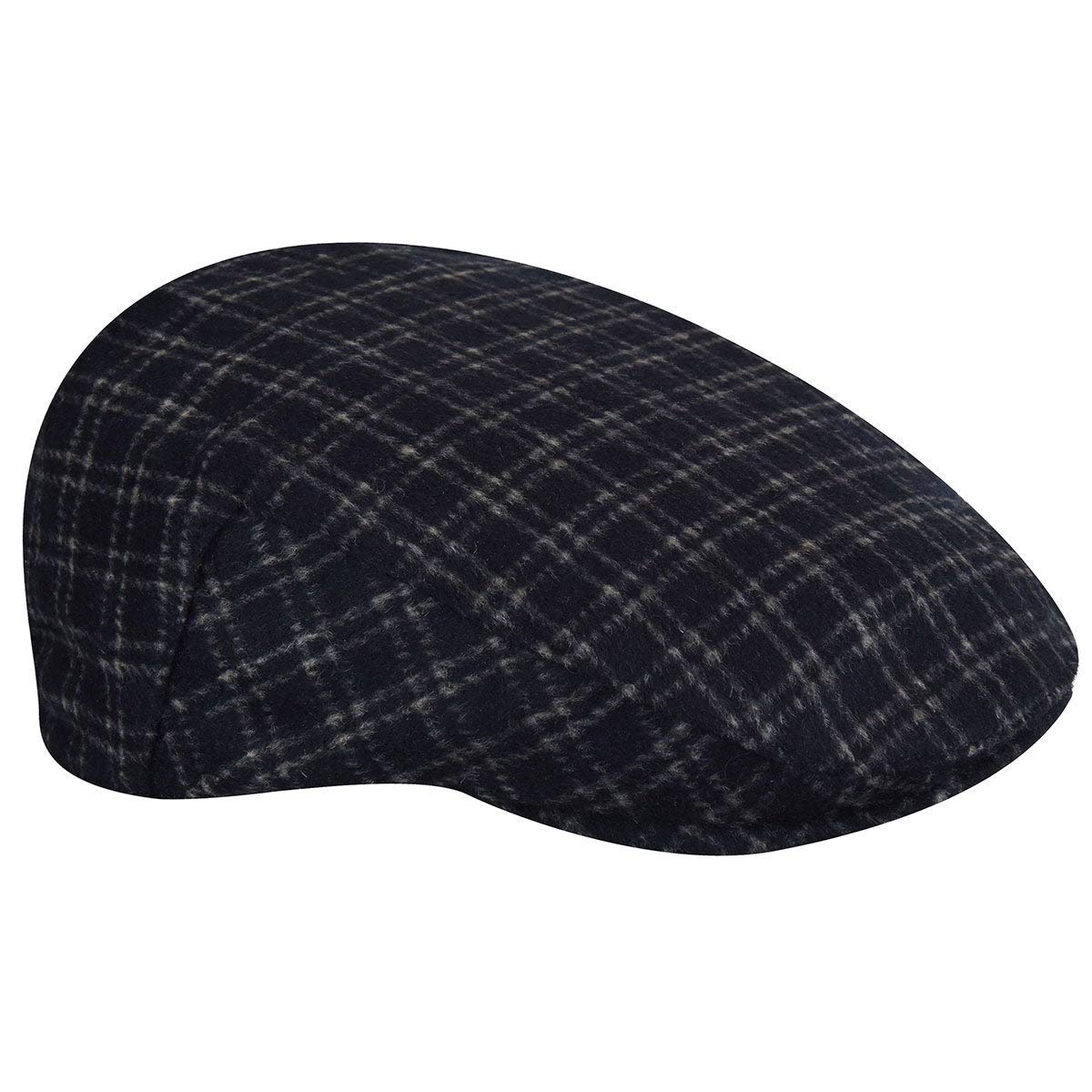 Country Gentleman Men's Wool Blend British Ivy Cap - Classic Vintage Newsboy Hat for Outdoor, Golf, and Casual Wear
