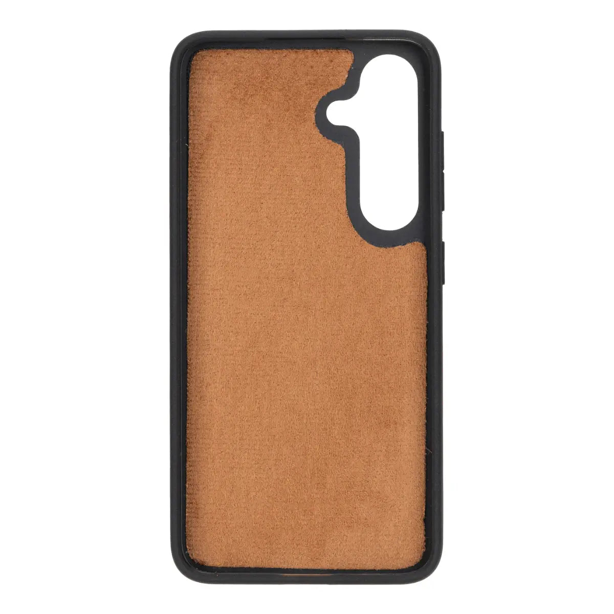 Premium Burnished Tan Magnetic Leather Wallet Case for Samsung Galaxy S25 - Slim Protective Cover with Card Slots | Perfect for Business, Travel & Everyday Use