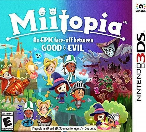 Used Miitopia Nintendo 3DS Video Game - Fun RPG Adventure for Kids & Adults - Perfect for Travel & Family Game Nights