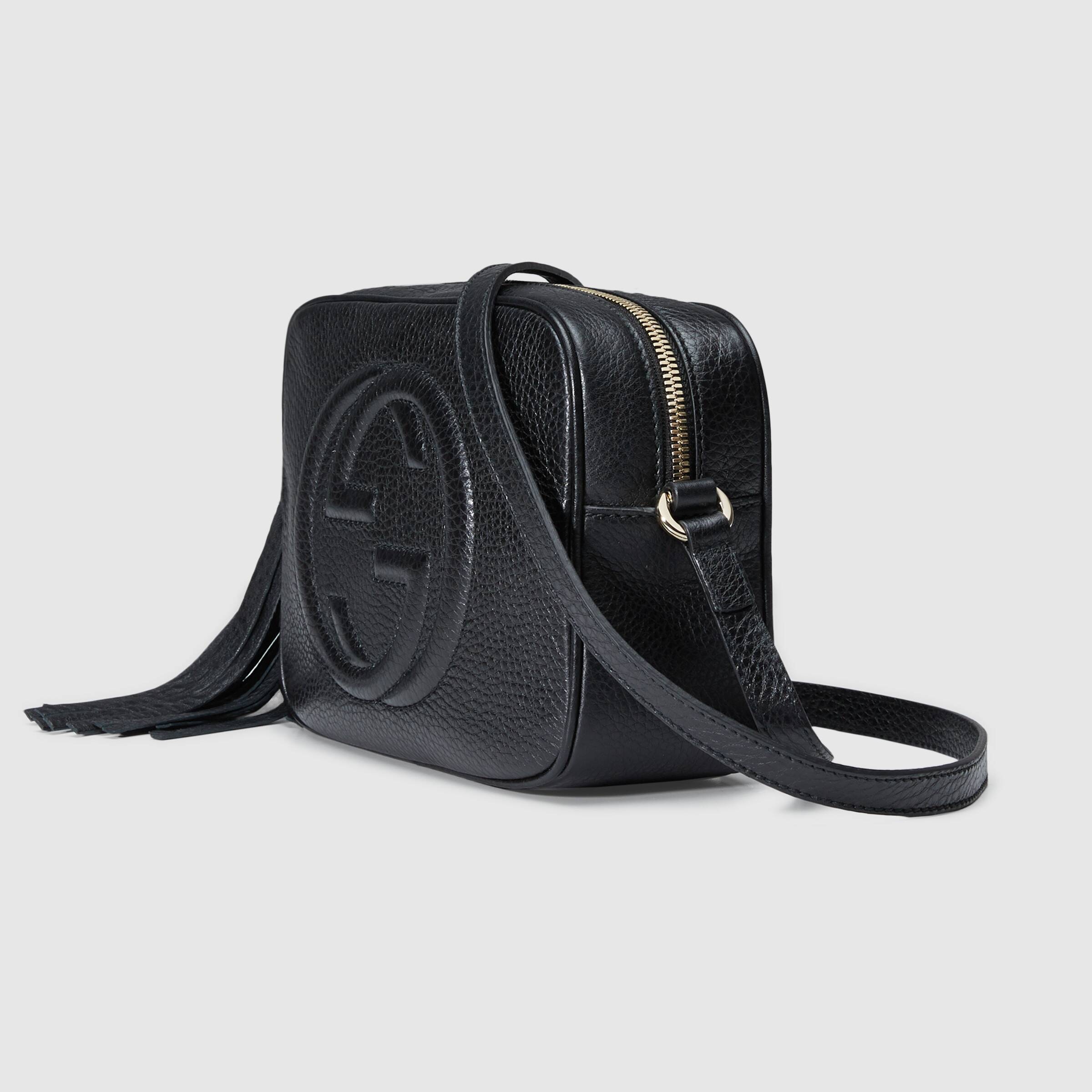 Gucci Soho Small Leather Disco Bag for Women - Black Crossbody Purse | Perfect for Date Night, Parties & Everyday Use