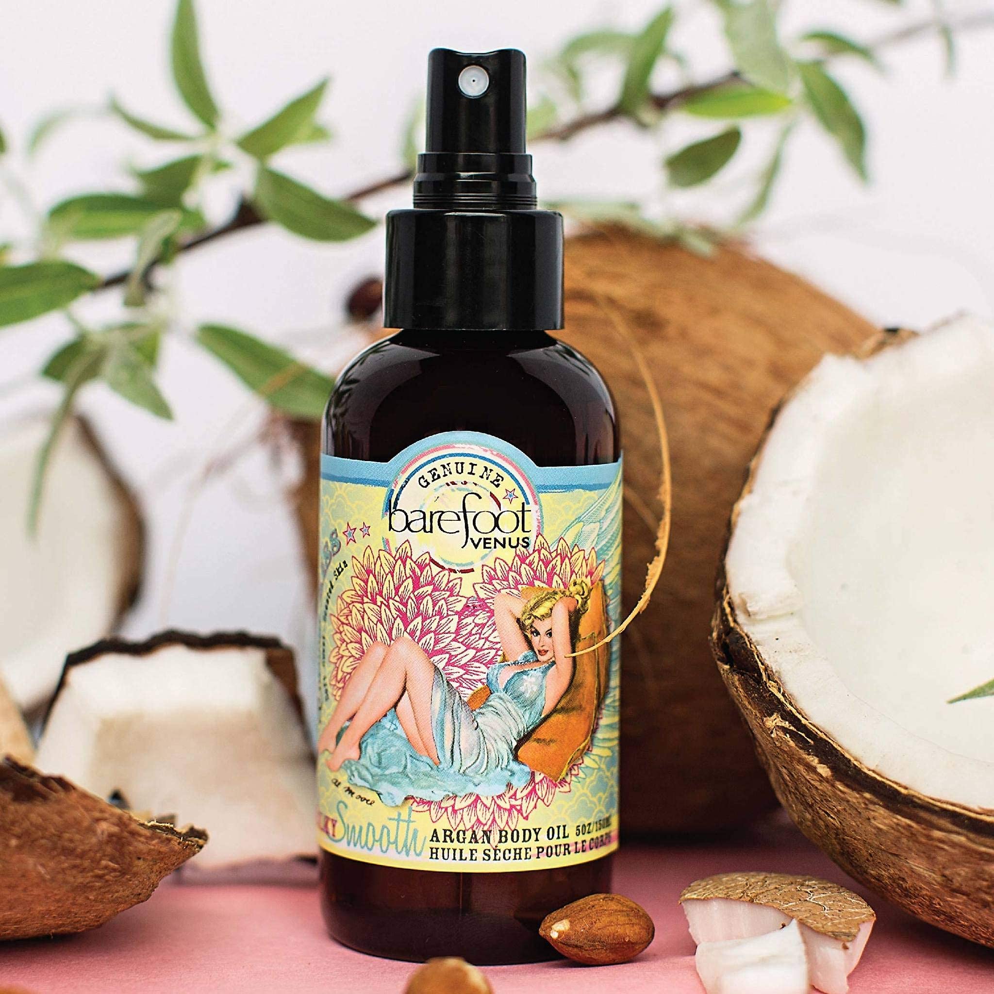 Organic Bath Soak, Hand Cream & Argan Oil Body Care Gift Set - Coconut Kiss Scent | Moisturizing Spa Treatment for Dry Skin | Perfect for Relaxation, Self-Care & Gift Giving