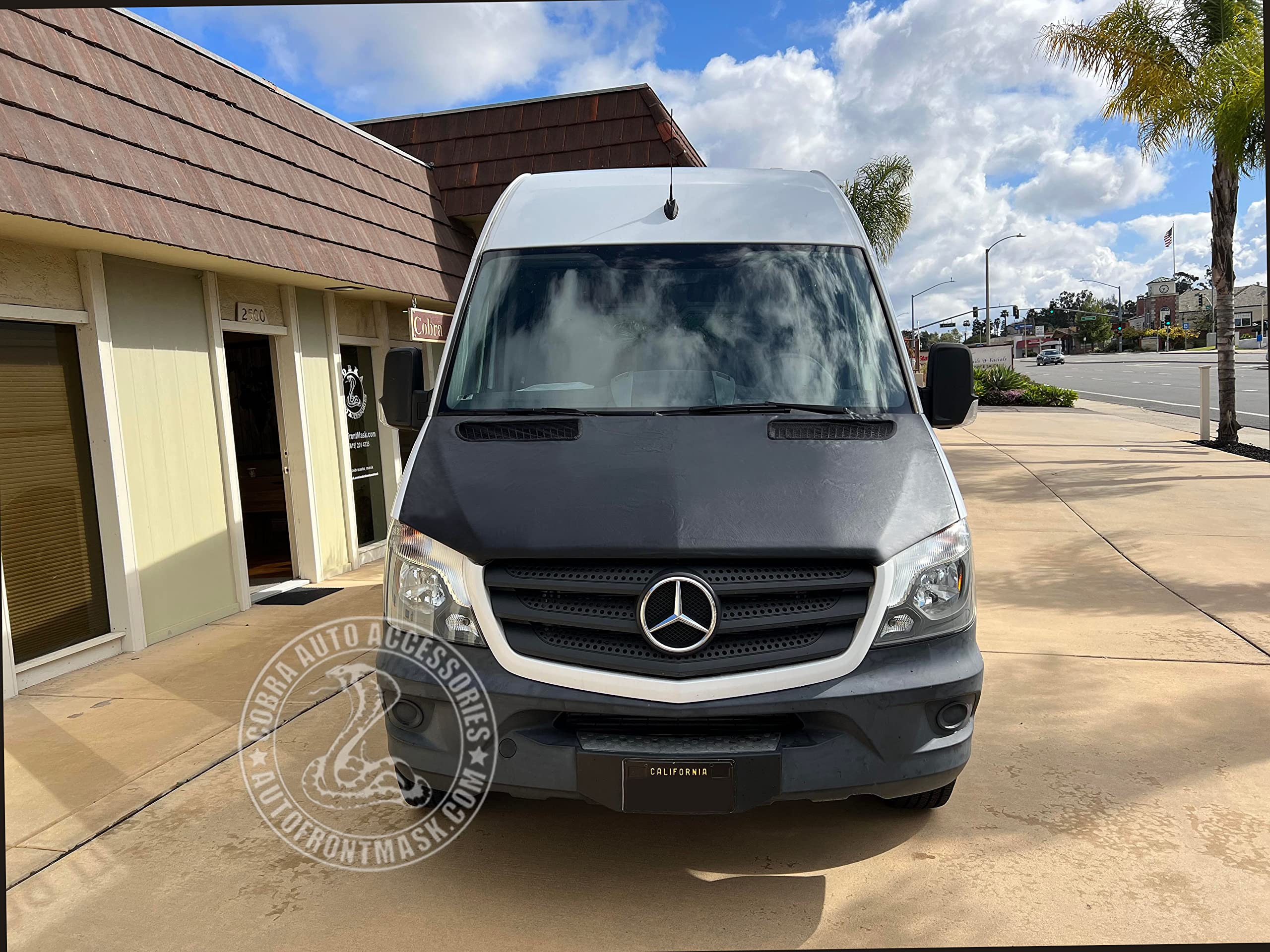 Premium Car Bonnet Hood Bra Cover for Mercedes Dodge Sprinter W906 (2014-2018) - UV Protection & Paint Shield for Road Trips & Daily Commute