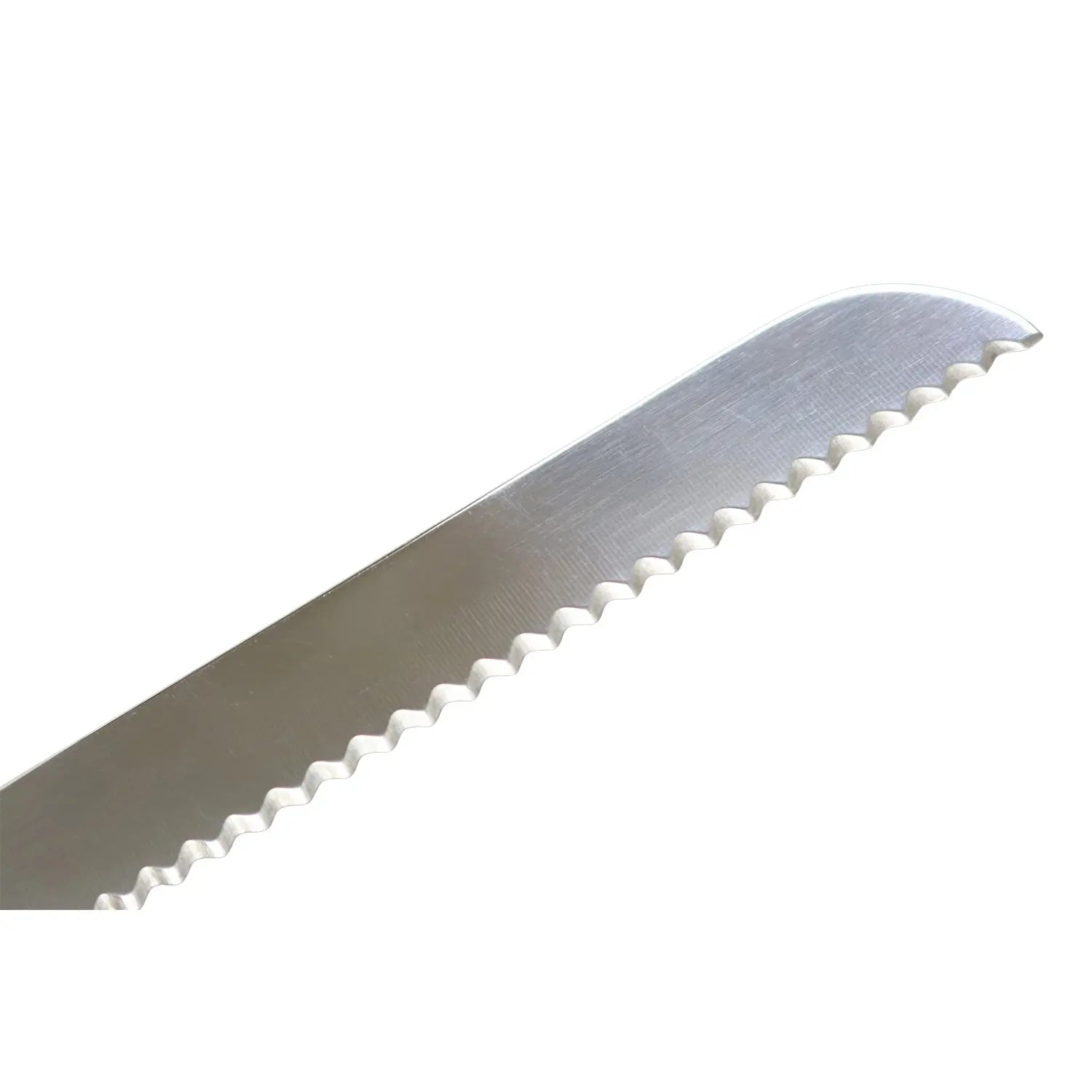 Premium Kanetsune Seki Japanese Stainless Steel Bread Knife - Sharp Serrated Blade for Slicing Bread, Cakes & Pastries - Ideal for Home Kitchen, Bakeries & Professional Chefs